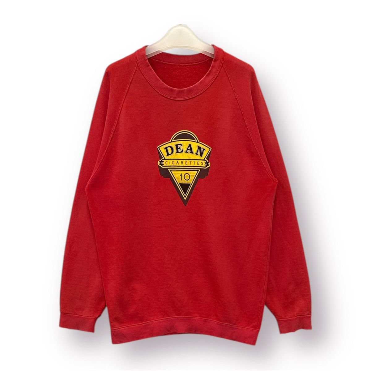 Composition by Kenzo × Vintage 🔥 Vintage 90's DEAN Cigarettes Distressed Sweatshirt Size US S / EU 44-46 / 1 - 1 Thumbnail