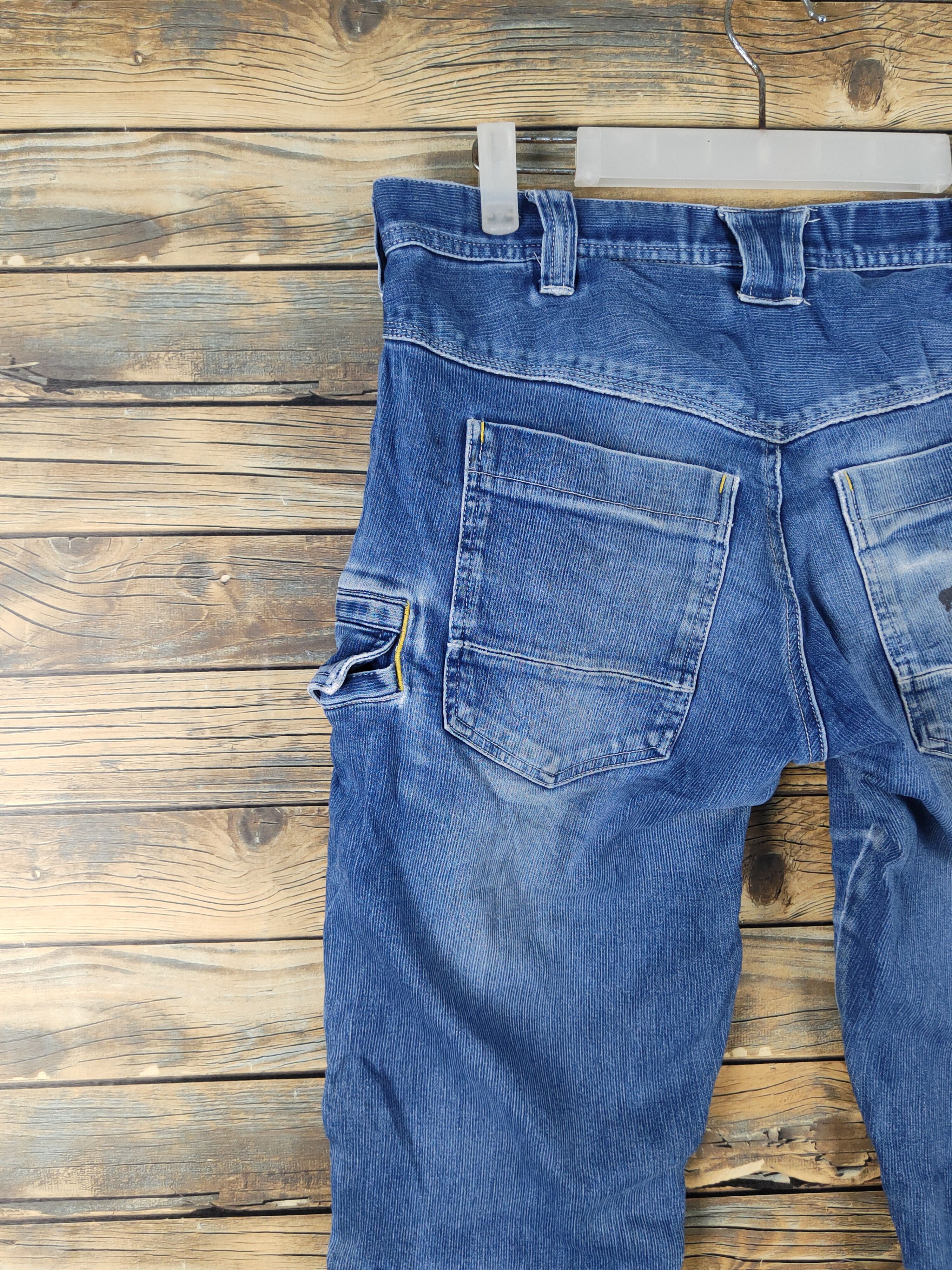 Japanese Brand Toraichi Blue Distressed Ripped Jeans #W2071 Size US 33 - 8 Thumbnail