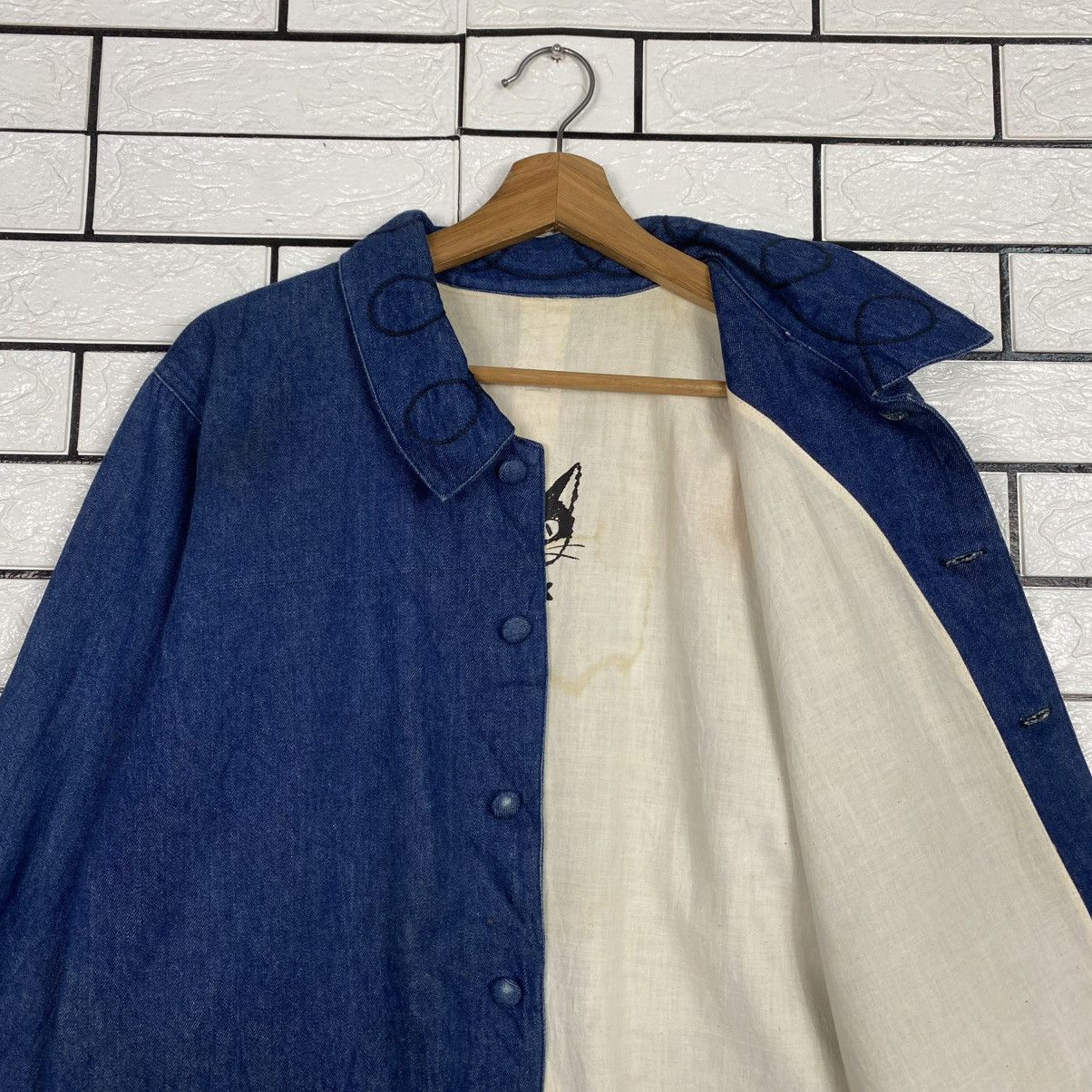 Indigo 🔥HICKORY CHORE DENIM JACKET HIKOOSEN ISSEY MIYAKE Size US M / EU 48-50 / 2 - 12 Thumbnail