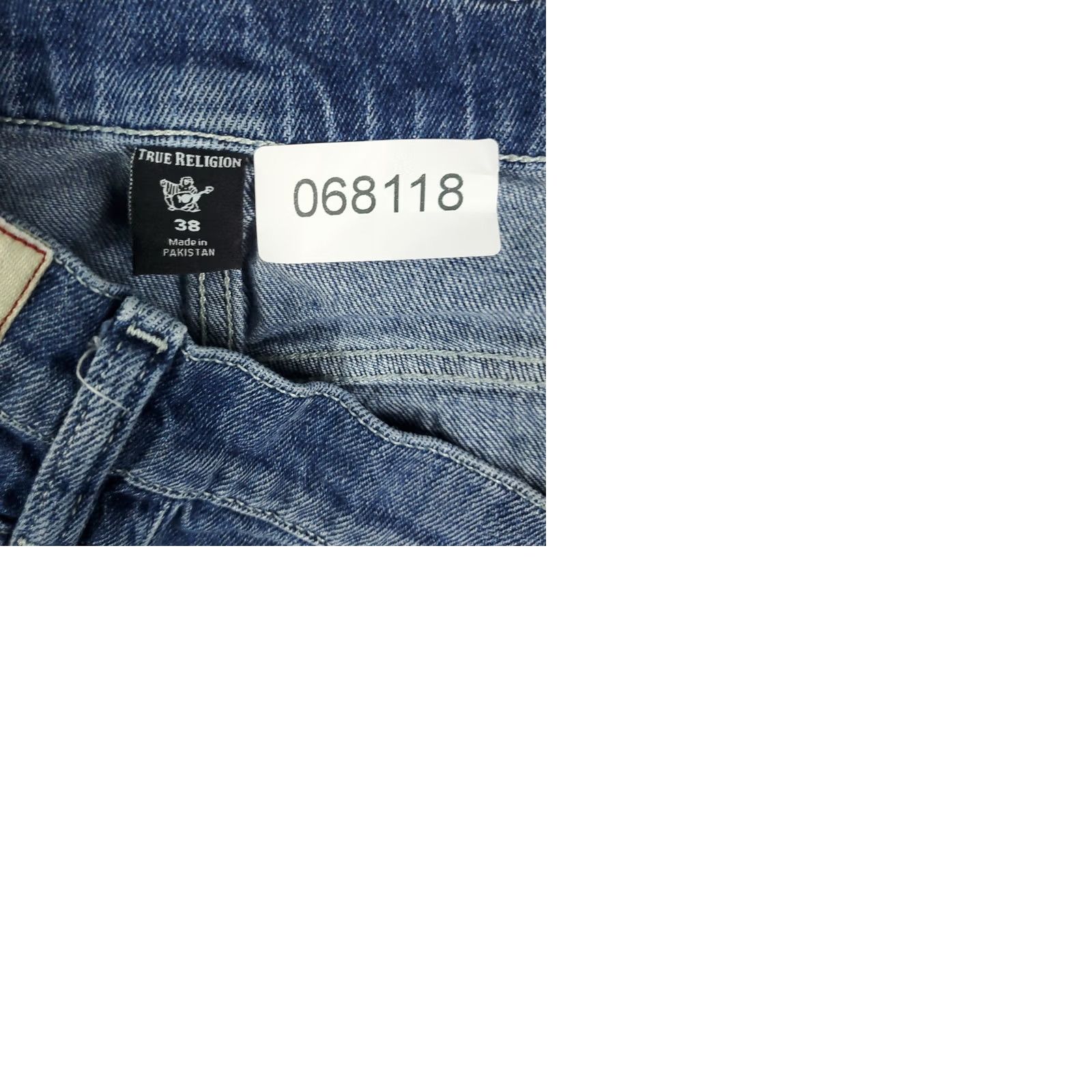 True Religion True Religion Pants Mens 38 Blue Jeans Size 38x33 Distressed Slim Straight Denim Size US 38 / EU 54 - 9 Thumbnail