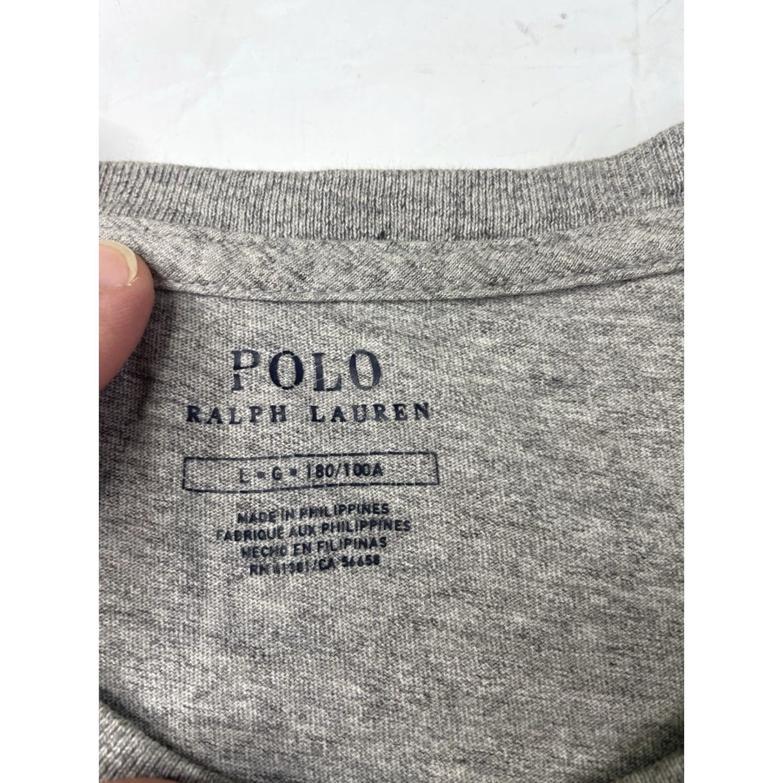Ralph Lauren VINTAGE Polo Ralph Lauren Teddy Bear Rowing Team T Shirt Gray Mens Large Size US L / EU 52-54 / 3 - 3 Thumbnail