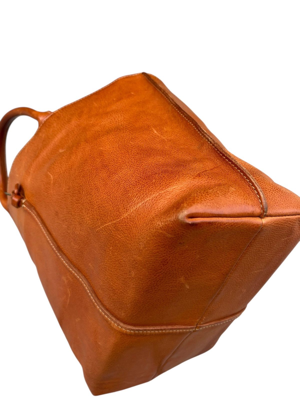 Leather Genten Japan Patina Leather Tote Bag Size ONE SIZE - 17 Thumbnail