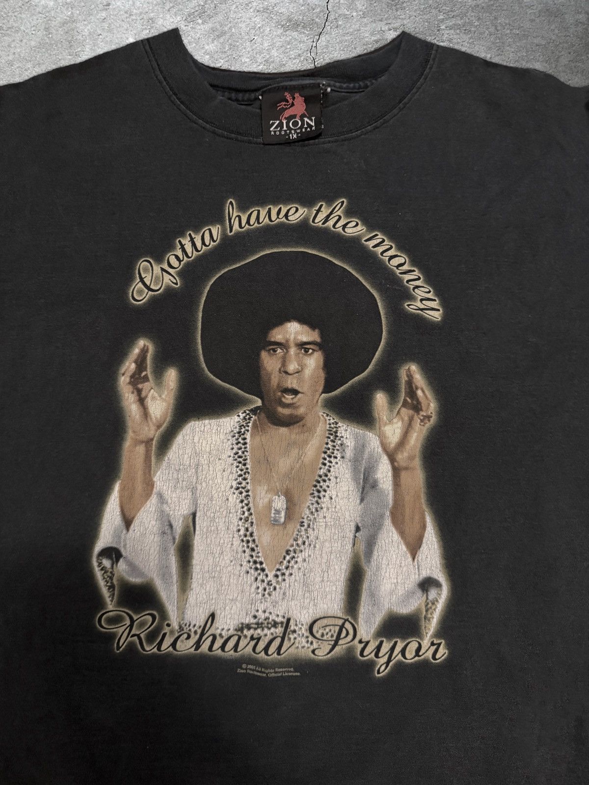 Zion Rootswear Vintage Richard Pryor Tee Size US L / EU 52-54 / 3 - 2 Thumbnail