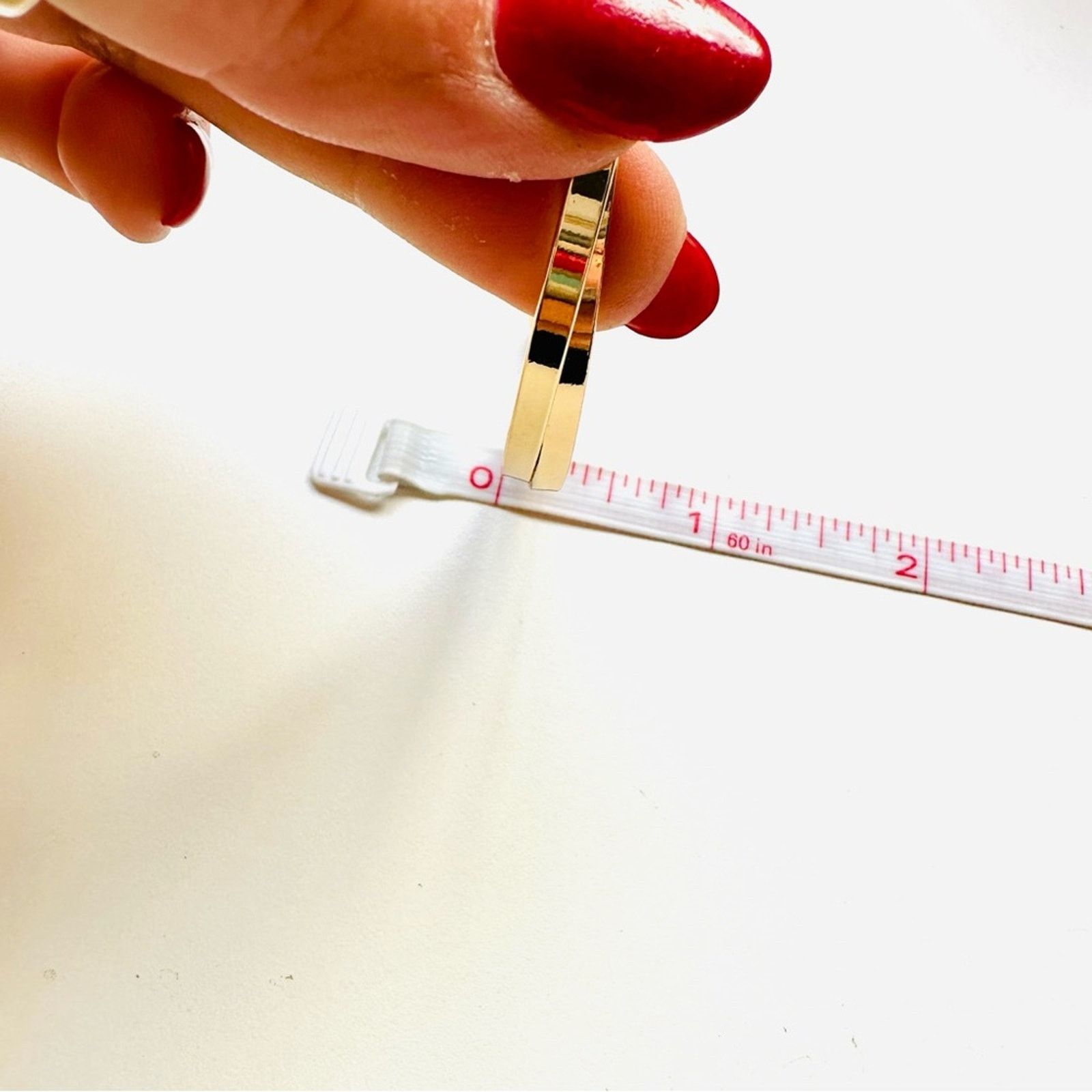 Nordstrom NEW NORDSTROM Duo Double Slim Band Bracelet Bangle Cuff Size ONE SIZE - 14 Thumbnail