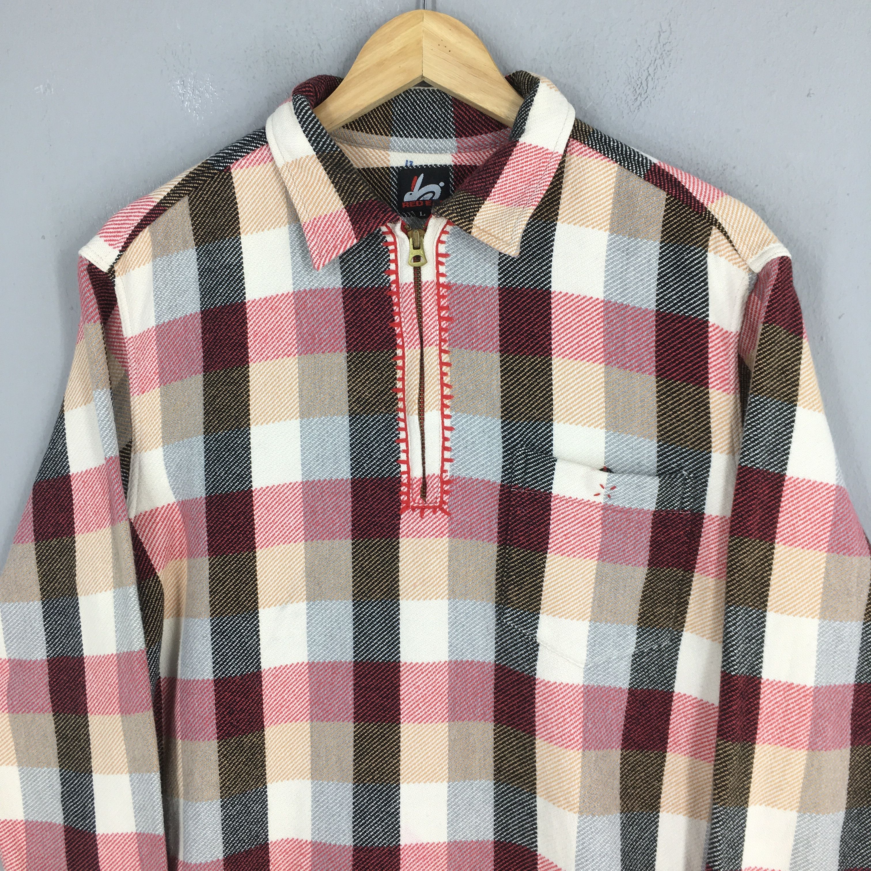 Paul Smith Red Ear Vintage Red Ear Paul Smith Checkered Flannel Size US M / EU 48-50 / 2 - 2 Thumbnail