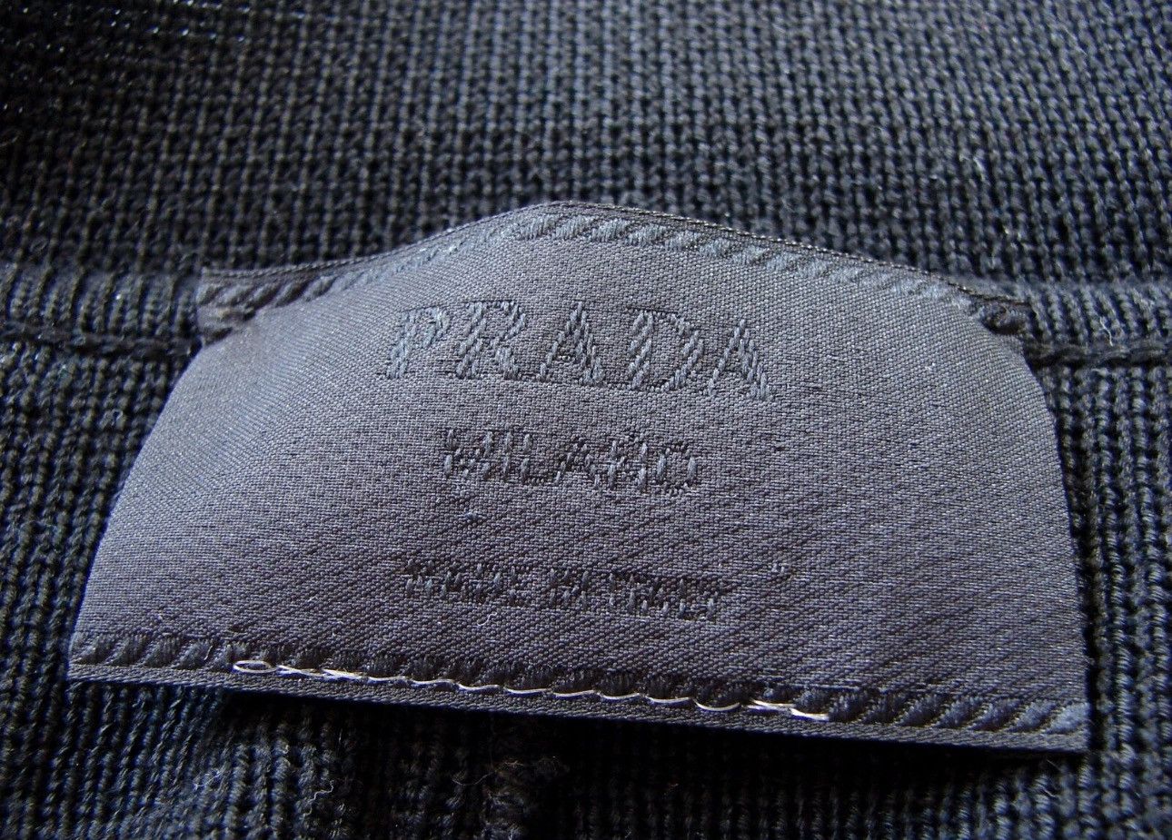 Prada Men's Prada Mainline Black Cropped Combat Sweater 52 Size US L / EU 52-54 / 3 - 3 Thumbnail