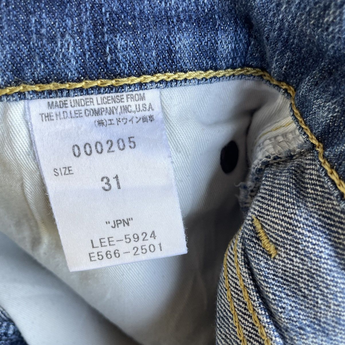 Lee 🔥Vintage Lee Riders Stoned Washed Distress Denim Jeans Size US 30 / EU 46 - 13 Thumbnail
