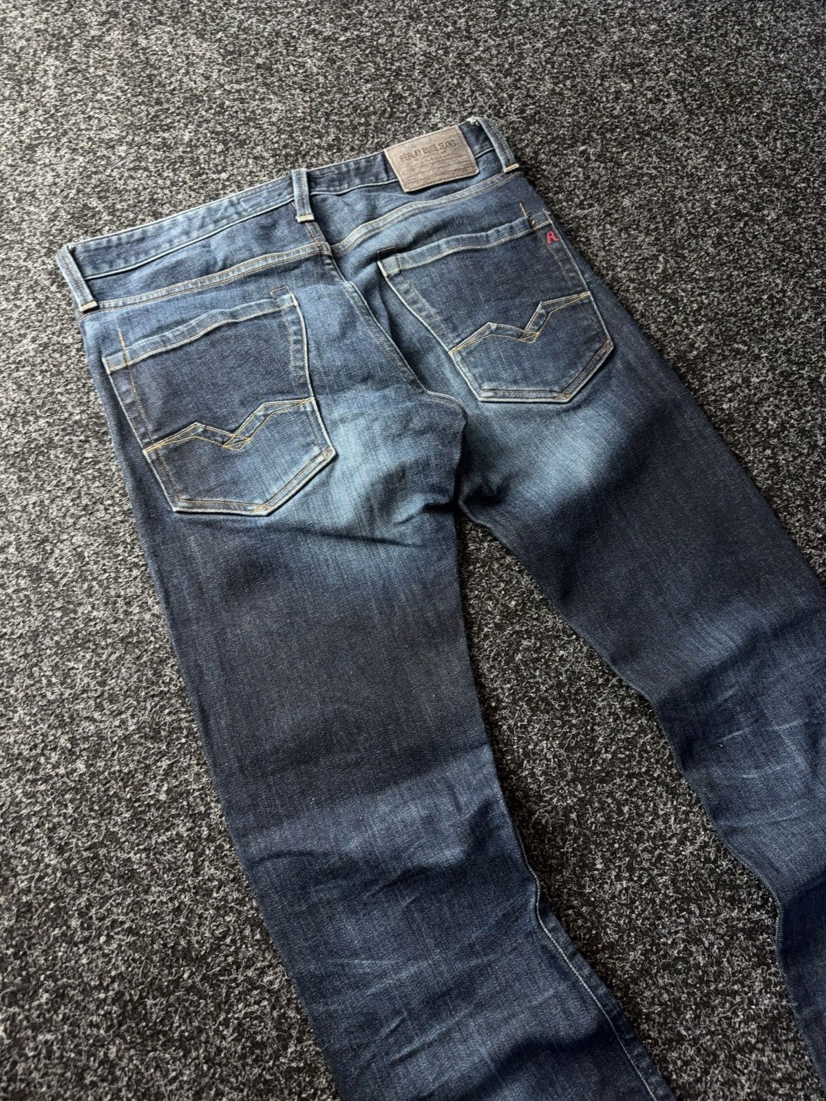 Replay Luxury 00s Replay Blue Denim pants Jeans W31 Vintage Italy Size US 31 - 8 Thumbnail