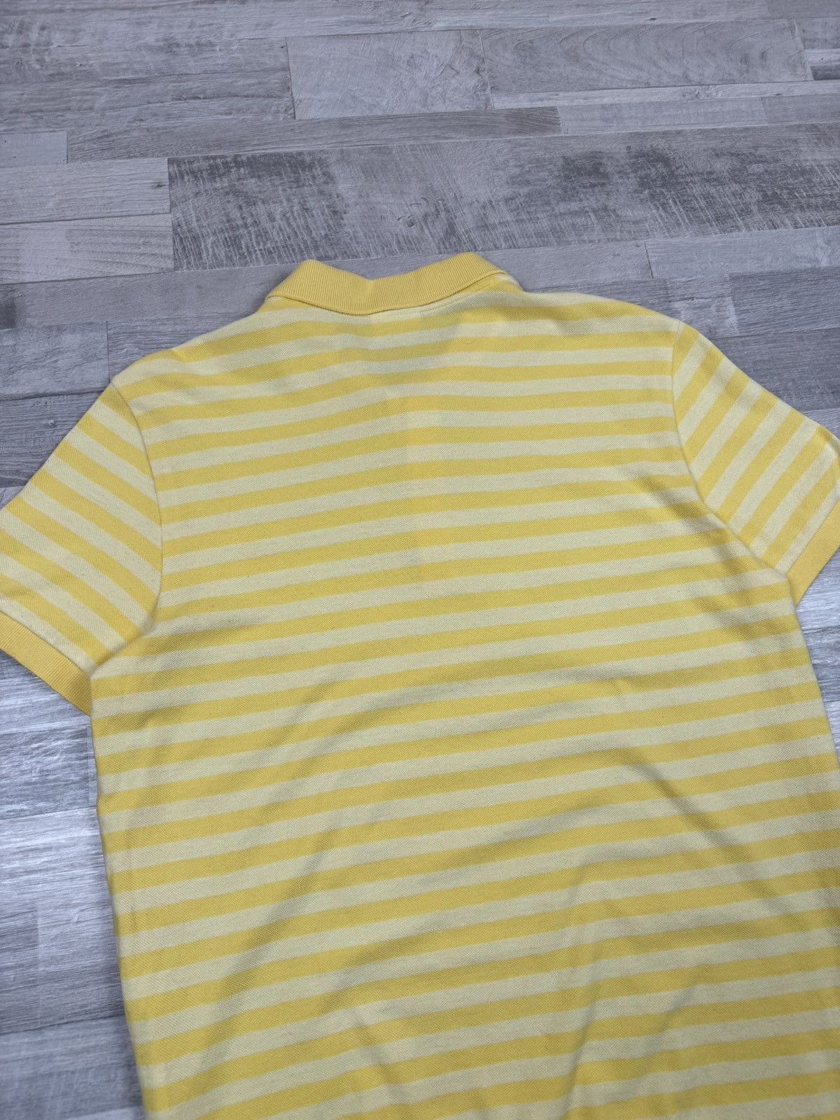 Lacoste Lacoste Yellow Striped Polo T shirt Mens Size US L / EU 52-54 / 3 - 5 Thumbnail