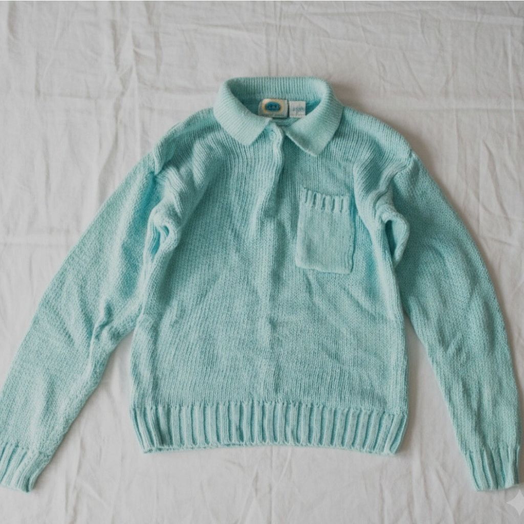 Vintage Harbor Lights Vintage Blue Ramie Knit Sweater Womens Small Size S / US 4 / IT 40 - 1 Thumbnail