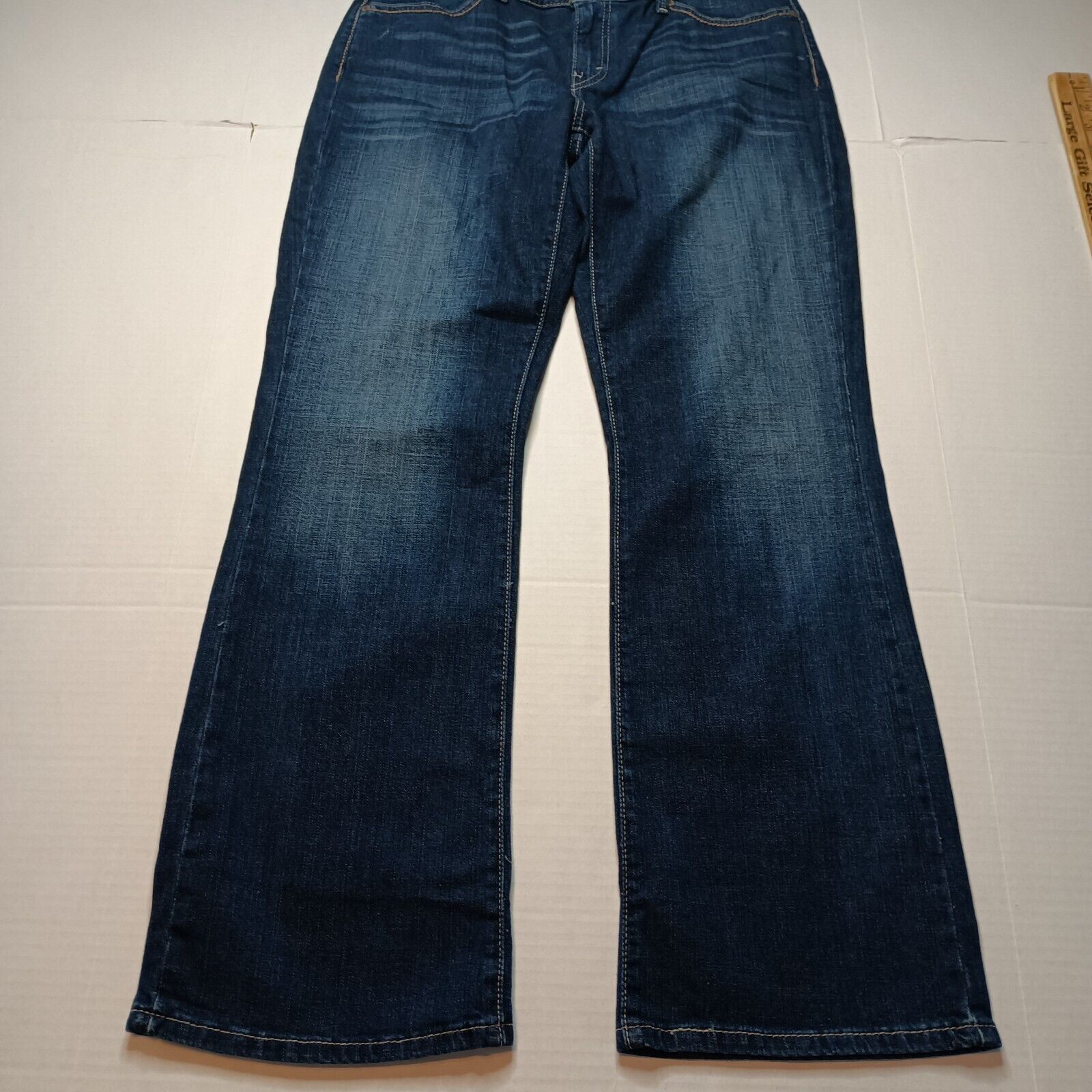 Levi's Levi's 529 Jeans Women's 12 M / 31x32 Curvy Bootcut Blue Size 34" / US 12 / IT 48 - 3 Thumbnail