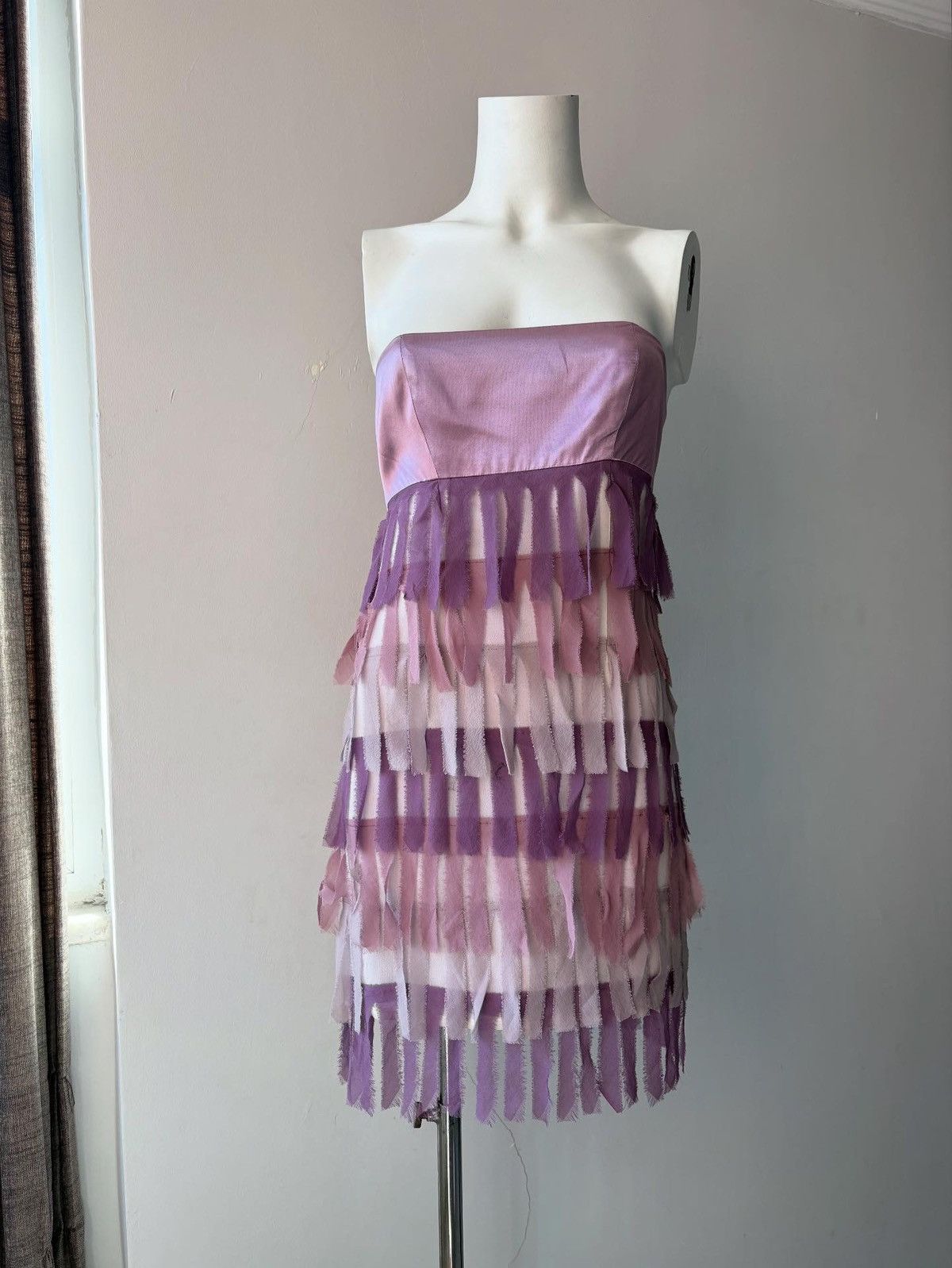 Vintage Silk dress Size M / US 6-8 / IT 42-44 - 4 Thumbnail