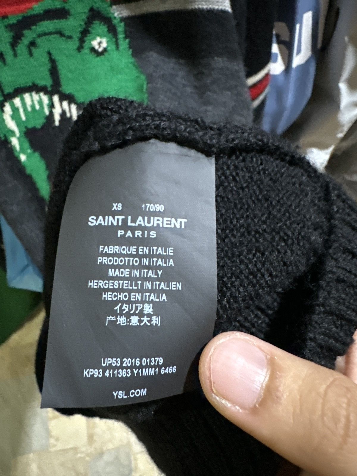 Saint Laurent Paris Saint Laurent Knitwear SS16 Dinosaur Size US XS / EU 42 / 0 - 3 Thumbnail
