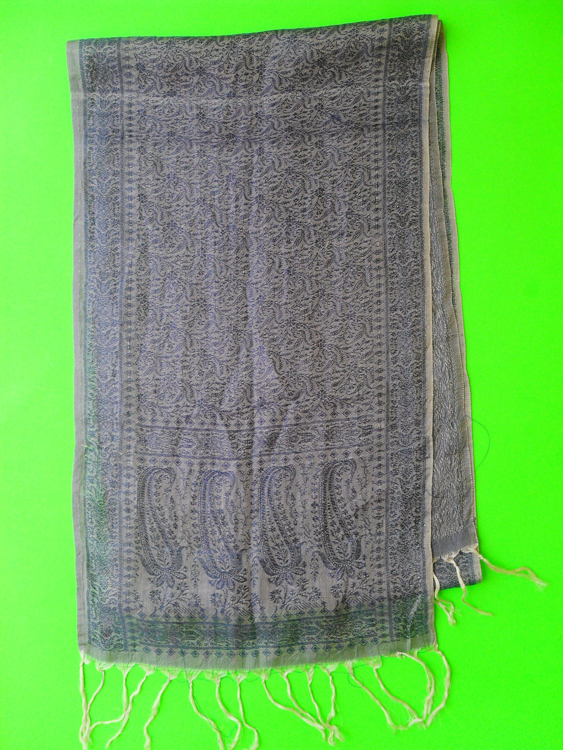 Other Vintage traditional Asian artisan scarf. Size ONE SIZE - 3 Thumbnail