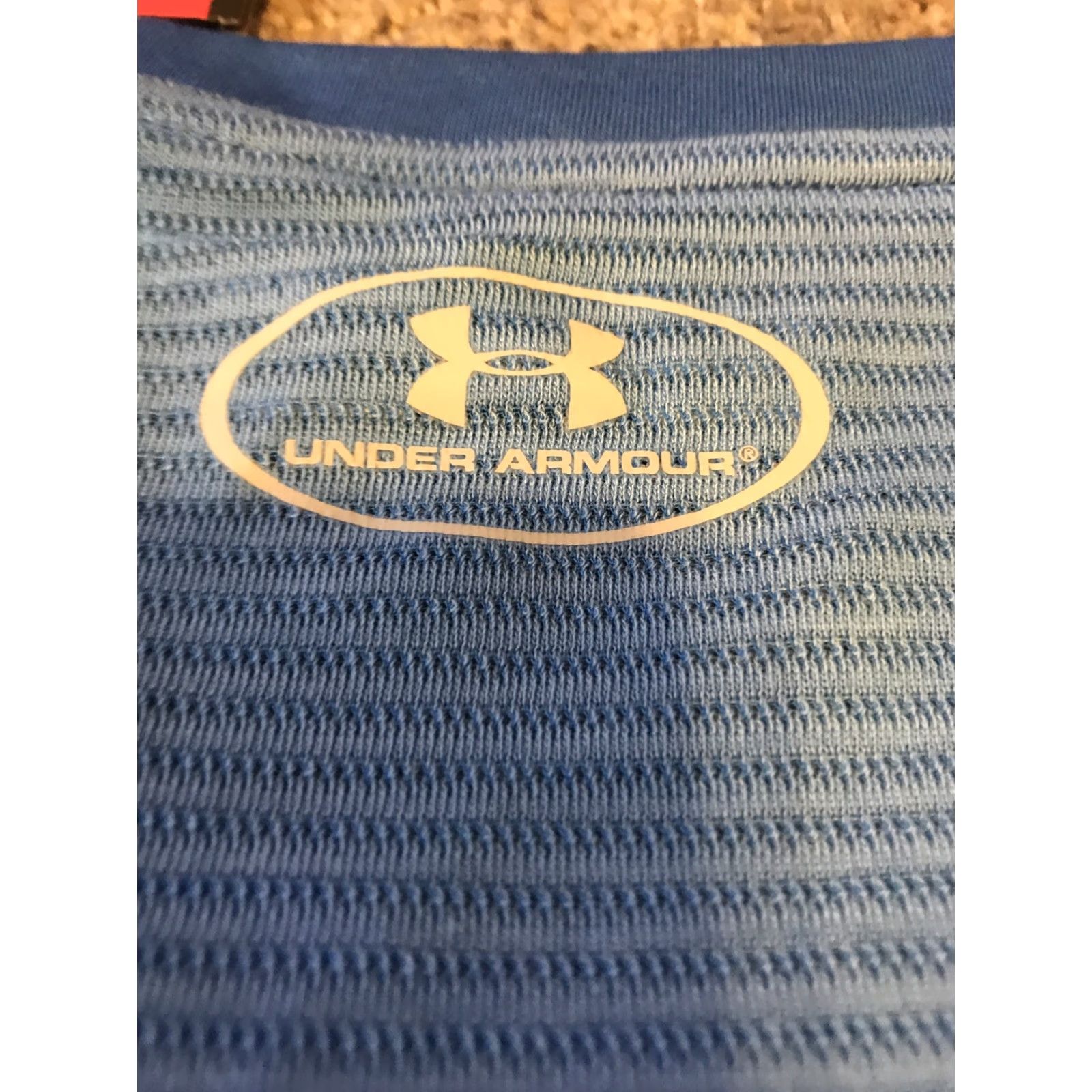 Under Armour VINTAGE UNDER ARMOUR? Wait: No vintage. Under Armour Tank Threadborne Women M Blue NWT Shirt? Size ONE SIZE - 6 Thumbnail