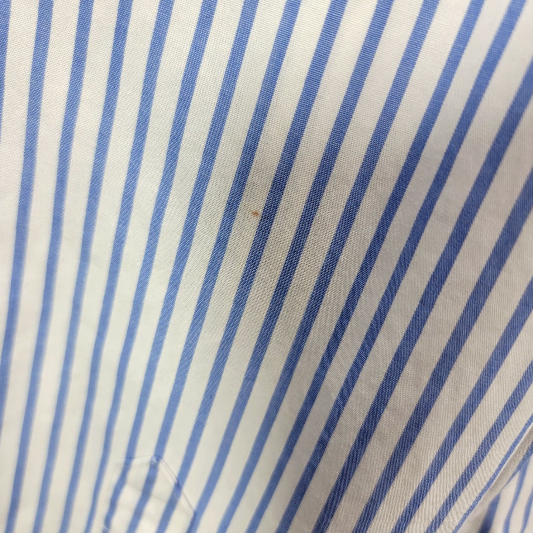 Brooks Brothers BROOKS BROTHERS SHIRT Men 16.5 6/7 Blue White Striped NON IRON Dress Casual Shirt Size US XL / EU 56 / 4 - 4 Thumbnail