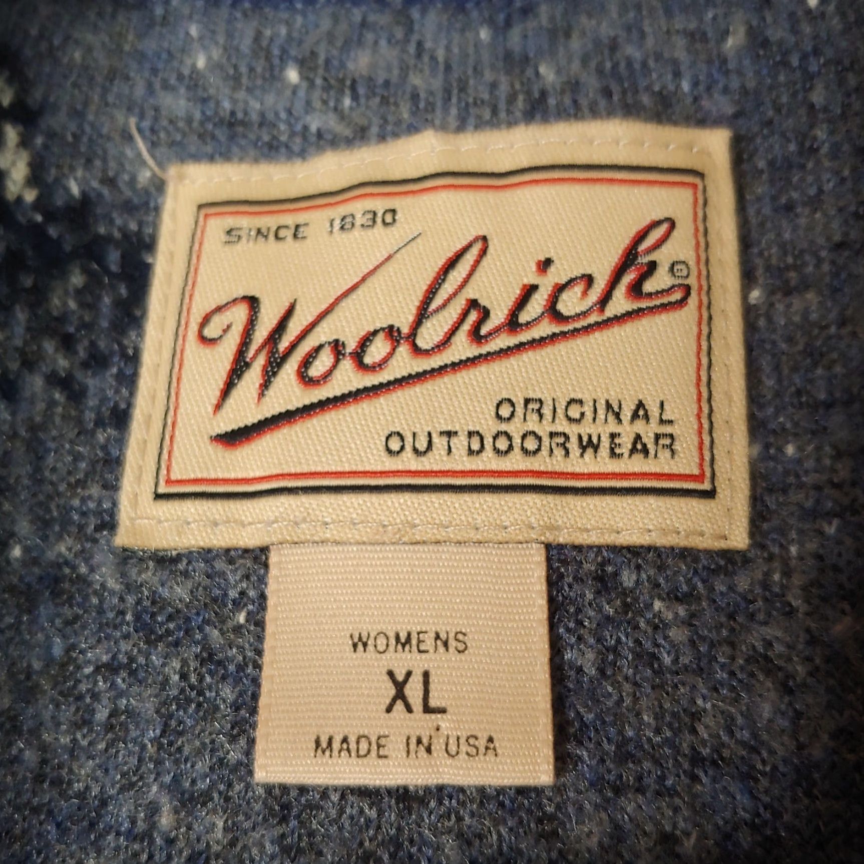 Vintage VINTAGE Woolrich Fleece Shirt XL Blue Igloo Ice Fishing Sweatshirt Snow Ski USA Womens Size XL / US 12-14 / IT 48-50 - 6 Thumbnail