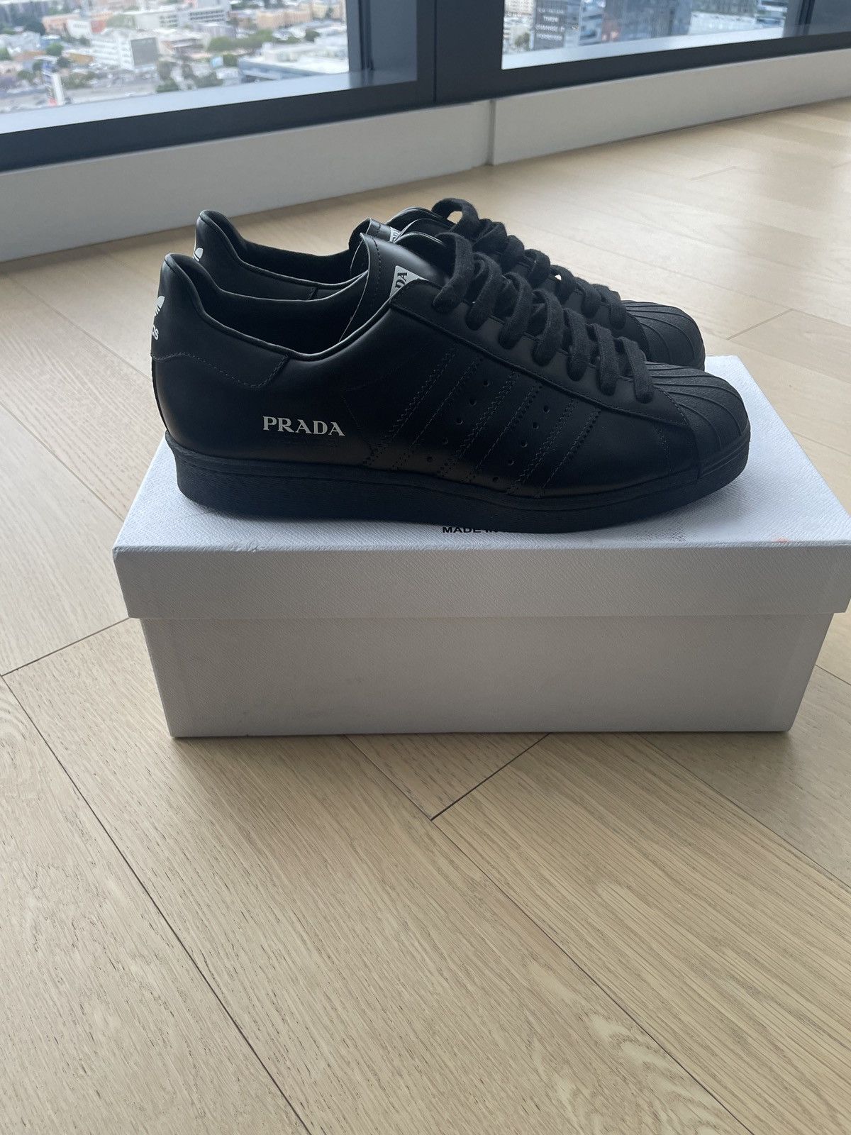 Adidas × Prada Adidas x Prada Superstar Size US 8.5 / EU 41-42 - 7 Thumbnail