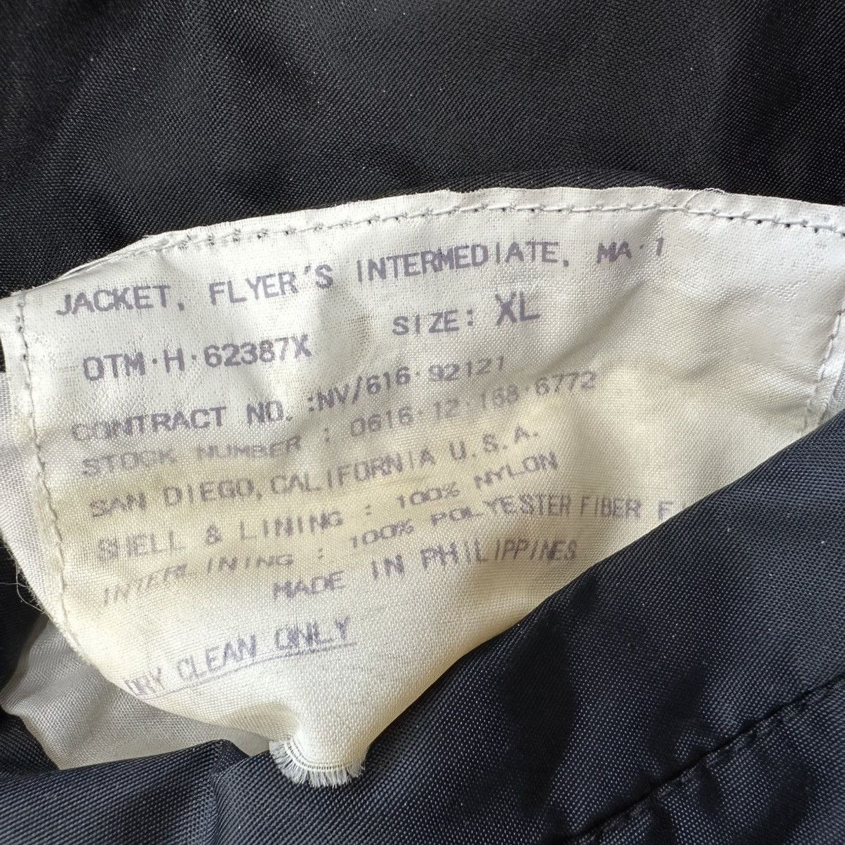 Vintage Vintage Aviation Flyer’s Intermediate MA-1 Flight Jacket Size US XL / EU 56 / 4 - 5 Thumbnail