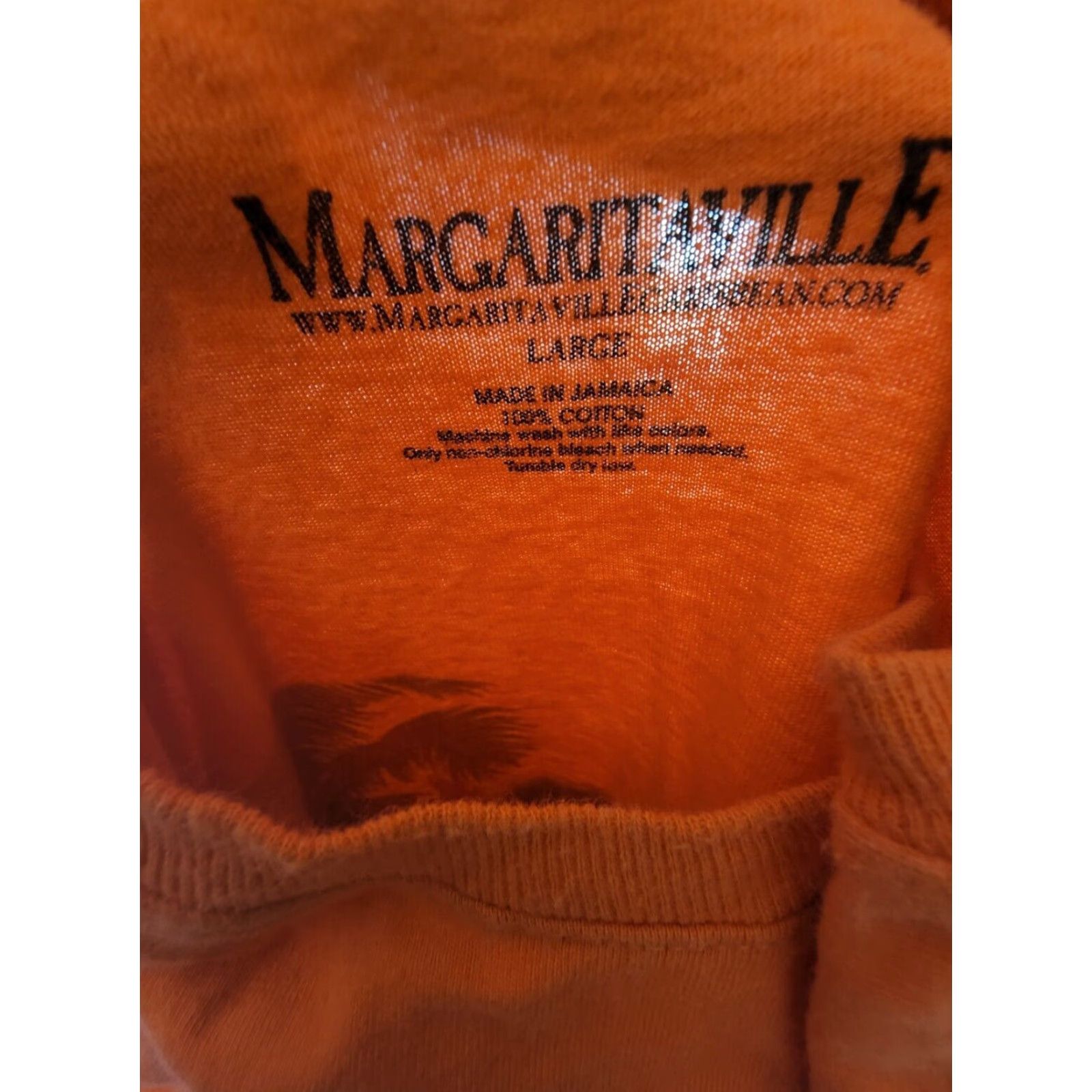 Doublet Margaritaville Jimmy Buffett Jamaica Double Sided T Shirt Orange L Mens Size US L / EU 52-54 / 3 - 4 Thumbnail