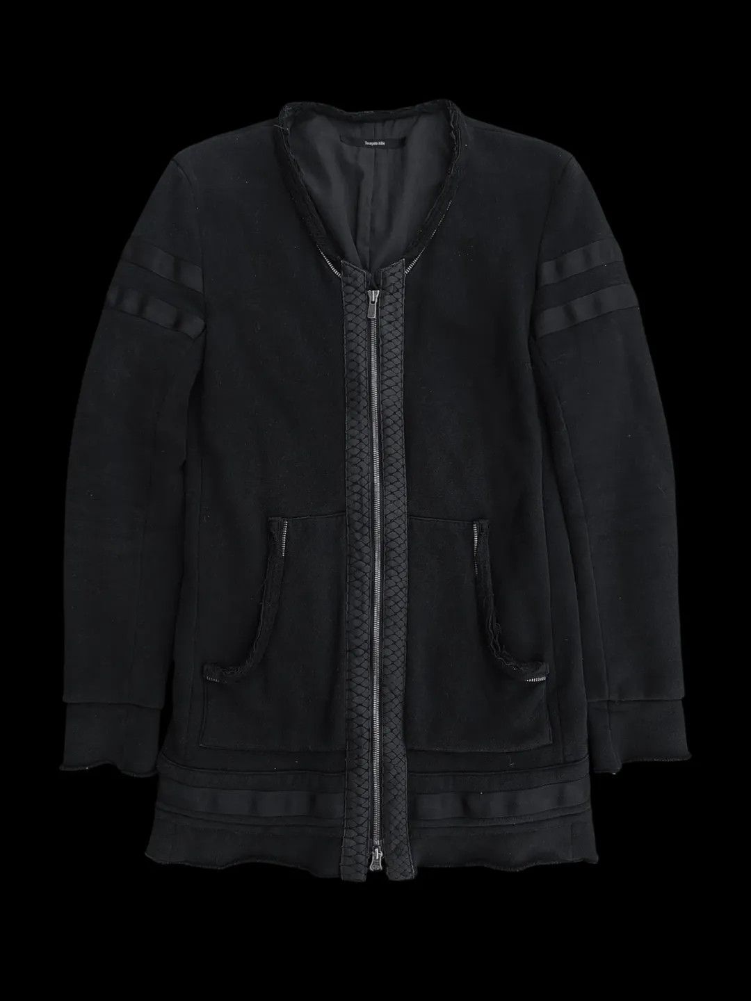 Yasuyuki Ishii yasuyuki ishii snake print distressed zip up Size US M / EU 48-50 / 2 - 1 Thumbnail