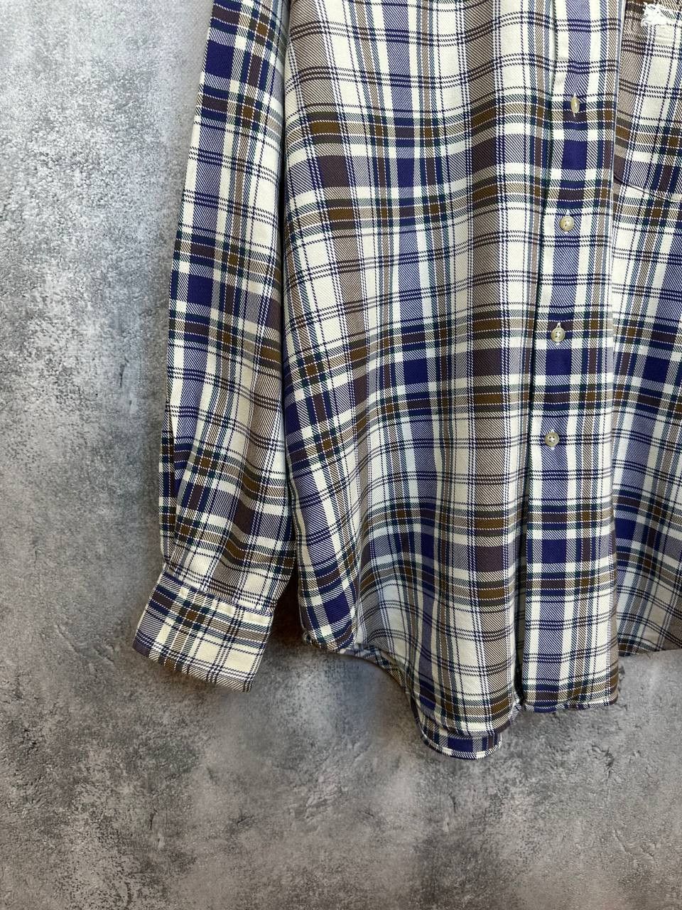 Burberry Burberrys Vintage Nova Check Flannel Shirt Button Down Plaid Size US XL / EU 56 / 4 - 6 Thumbnail