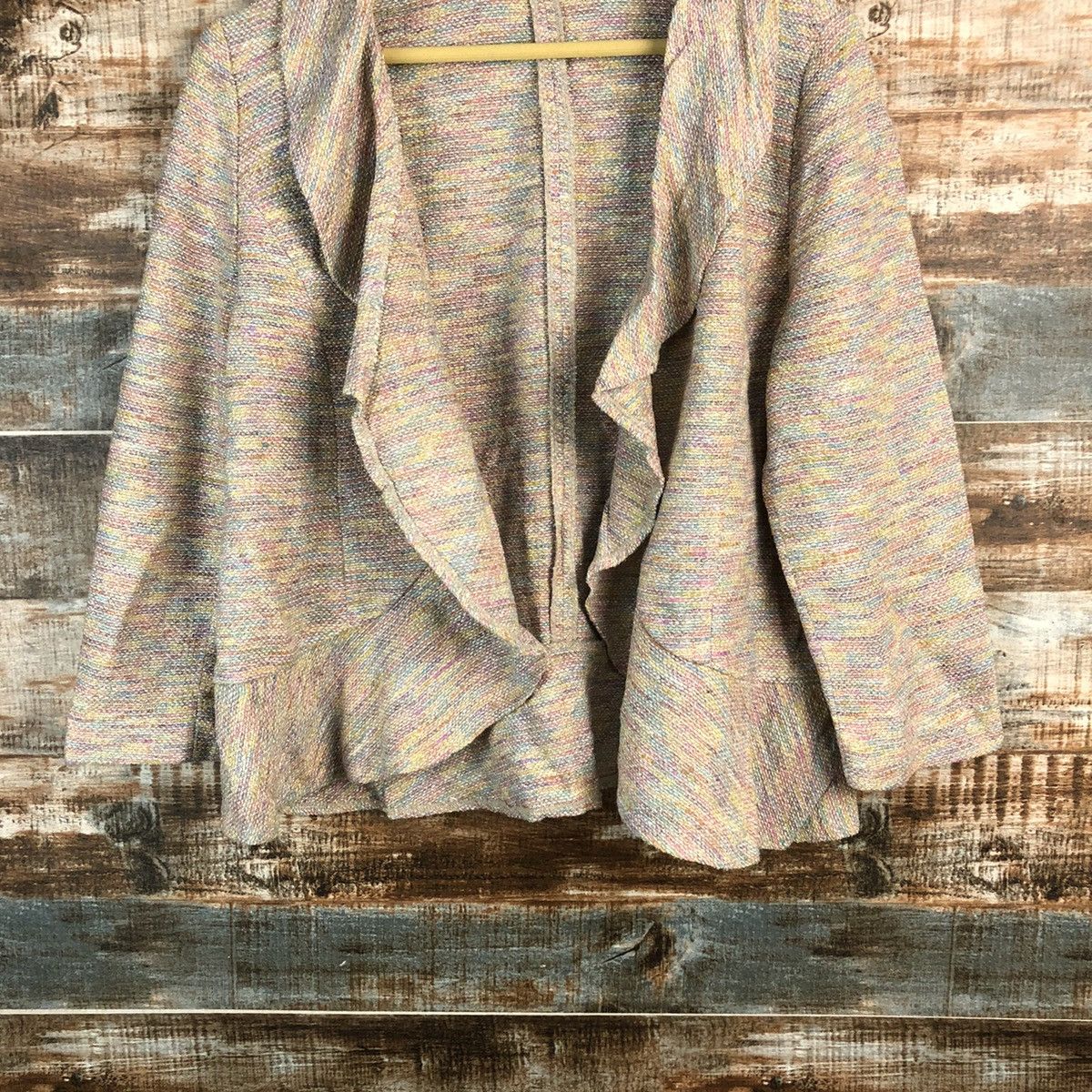 Japanese Brand Christian Aujard Liberte Pink Cardigan Knitwear #A2316 Size M / US 6-8 / IT 42-44 - 3 Thumbnail