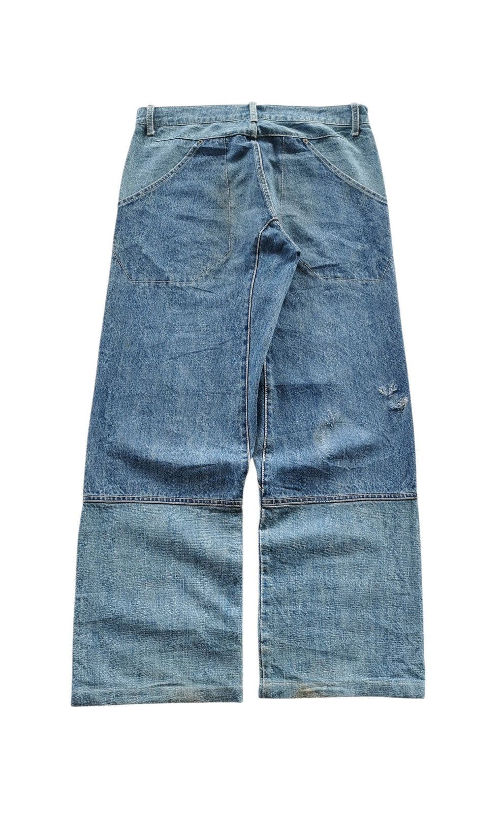 JNCO Alba Rosa Vintage Wide-Leg Baggy Washed Denim Jeans Size US 32 / EU 48 - 8 Thumbnail