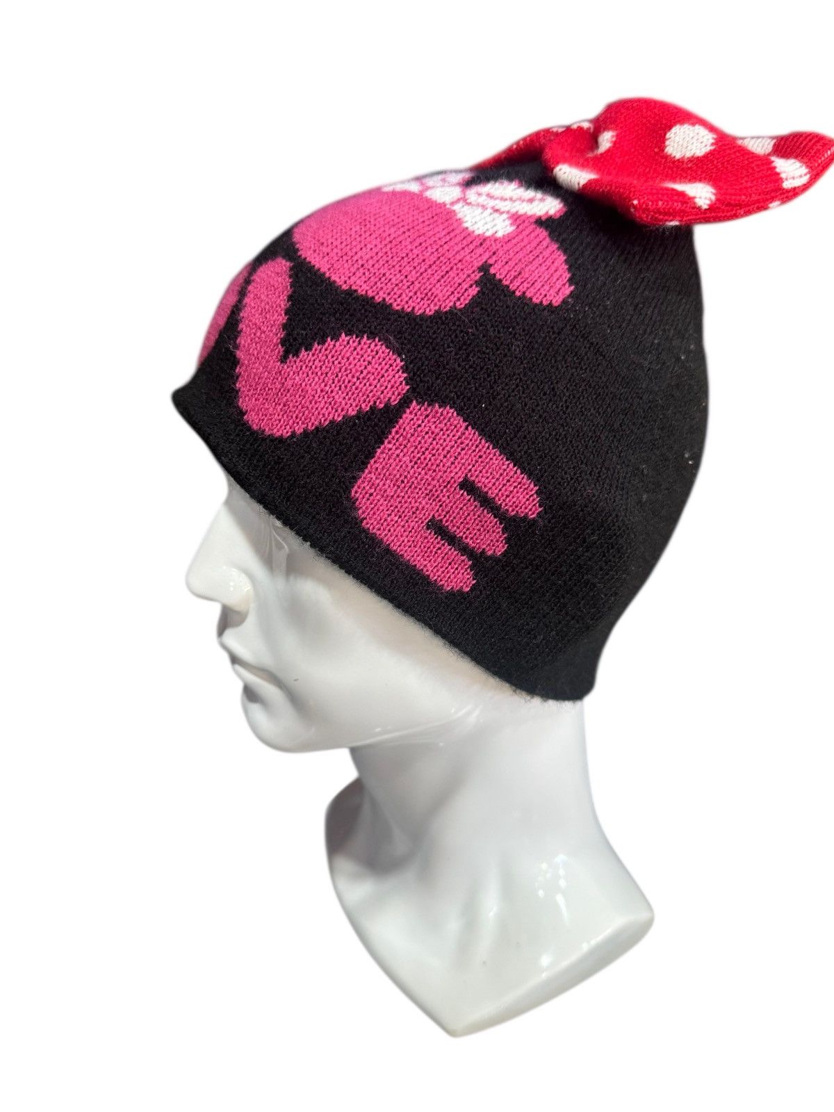 Disney VINTAGE DISNEY MINNIE BEANIE I LOVE U Size ONE SIZE - 3 Thumbnail