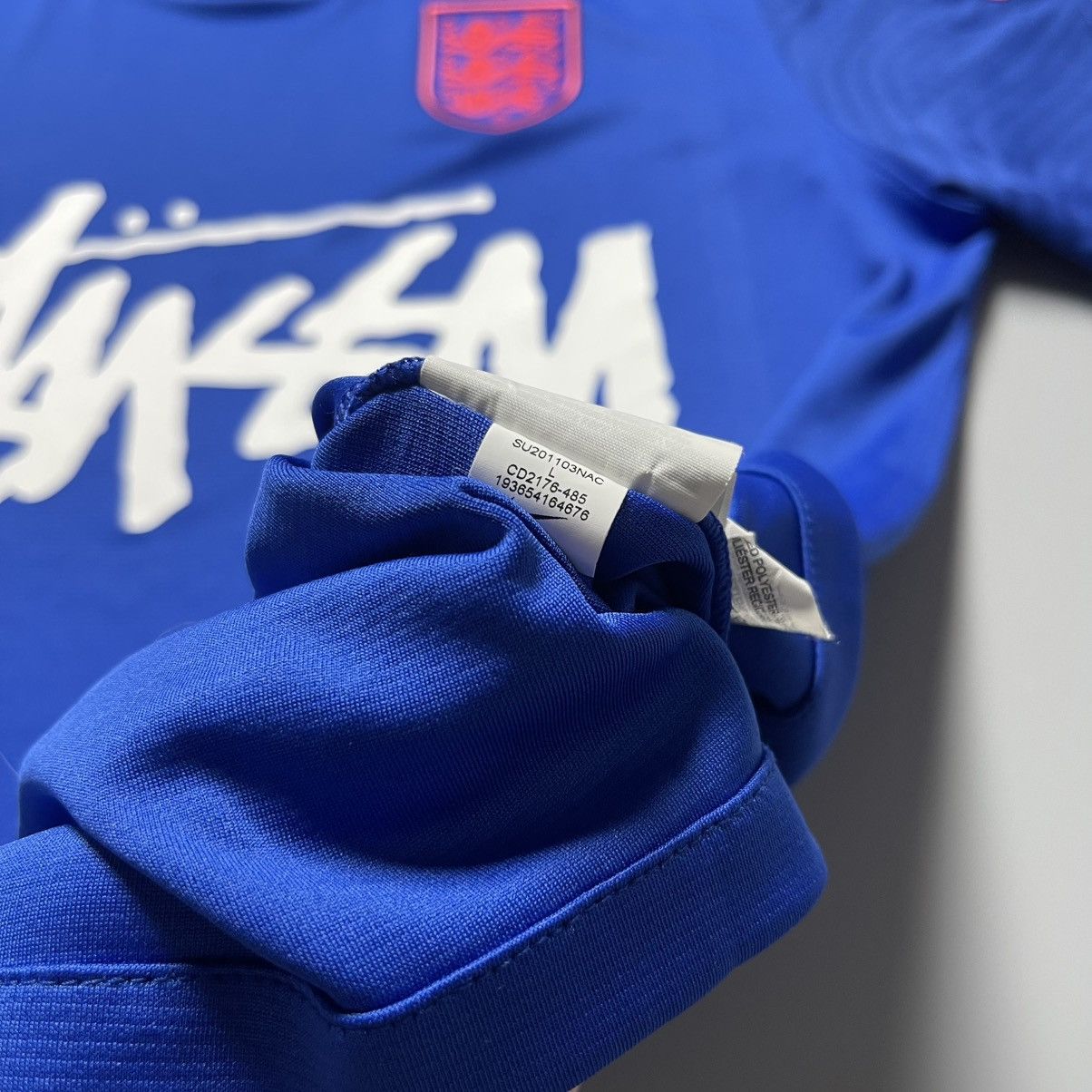 Nike ENGLAND x STUSSY NIKE 2020/2021 FOOTBALL TRAINING JERSEY Size US L / EU 52-54 / 3 - 8 Thumbnail