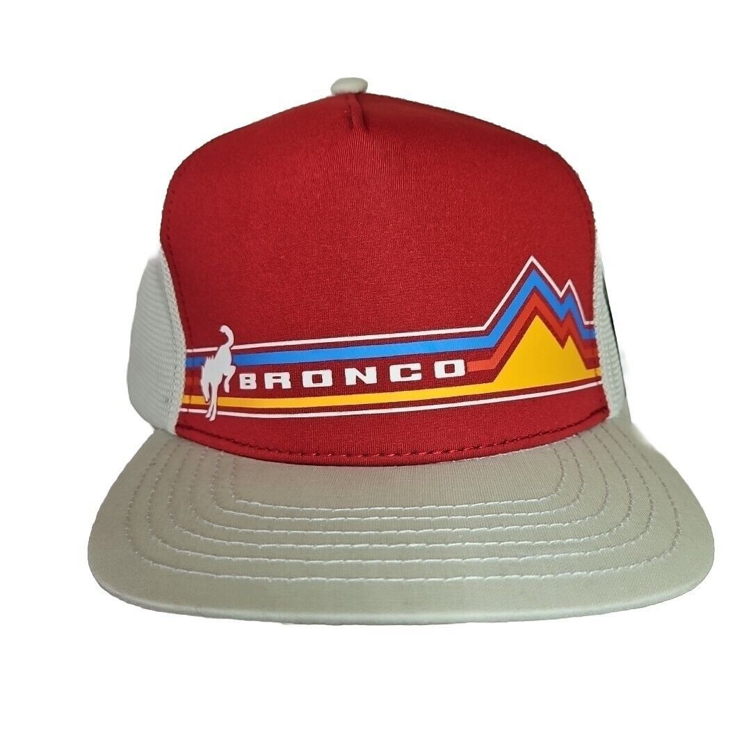 Ford Ford Bronco Trucker Hat Retro Graphics 5 Panel Officially Li Size ONE SIZE - 1 Thumbnail