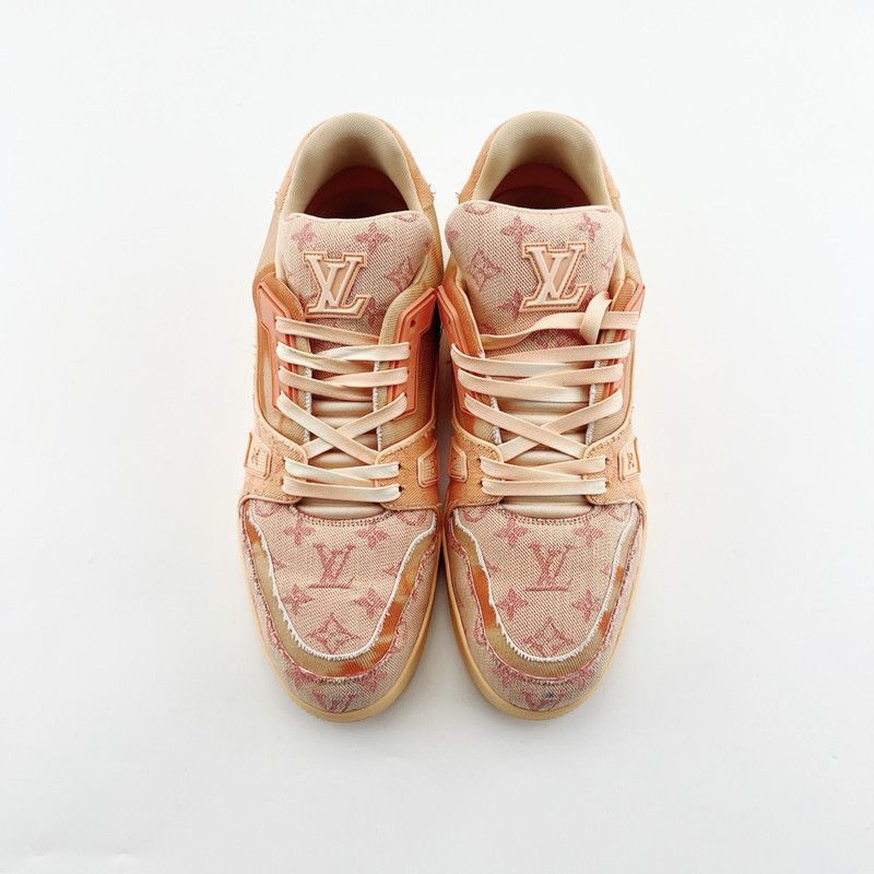 Louis Vuitton Louis Vuitton Trainer Lace-Up Sneakers for Men -2508 Size US 11 / EU 44 - 2 Thumbnail