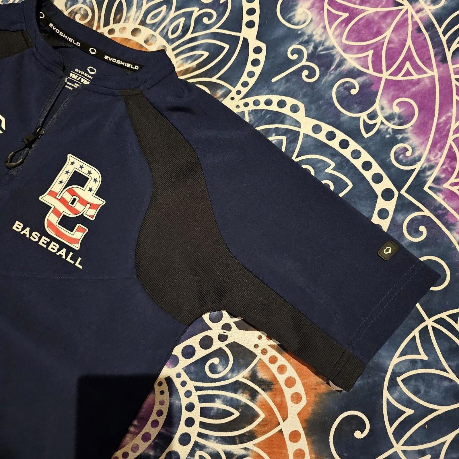 Designer EVOSHIELD DC Baseball Half Zip Navy Baseball Pullover Size US M / EU 48-50 / 2 - 5 Thumbnail