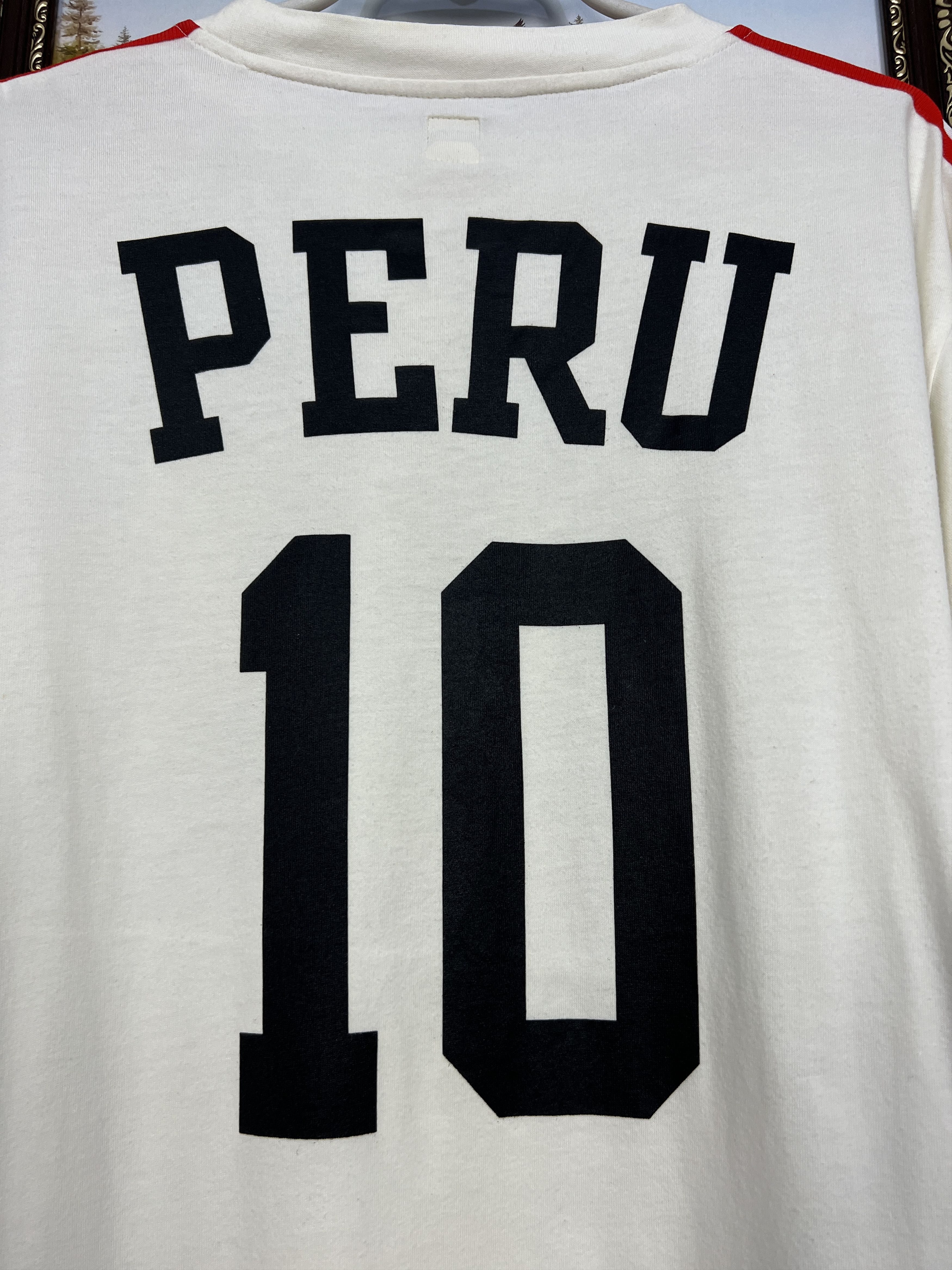 Adidas Vintage Adidas Originals Peru Football Shirt Soccer White Size US XL / EU 56 / 4 - 11 Thumbnail