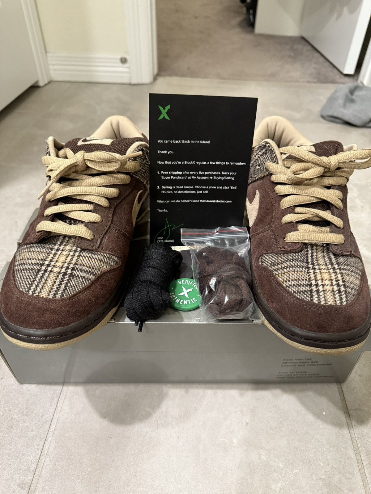 Nike Nike SB Dunk Low Tweed Size US 9 / EU 42 - 10 Thumbnail