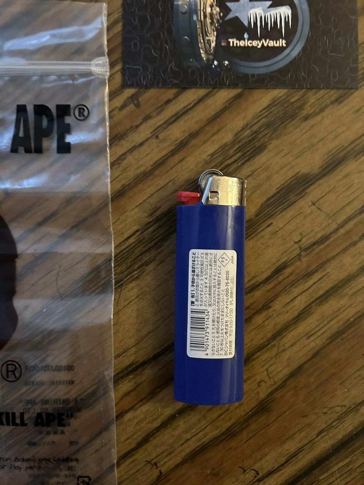 Bape Bape Blue A Bathing Ape Bic Lighter Size ONE SIZE - 2 Thumbnail