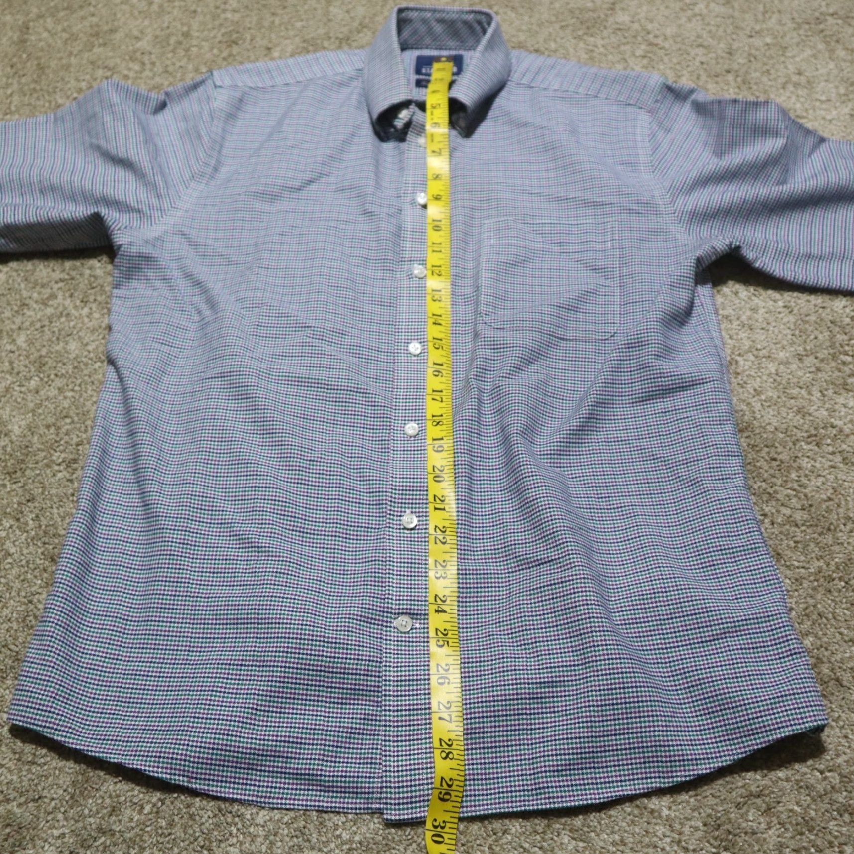 Stafford Stafford Shirt Long Sleeve Mens 15.5 Multicolor Button-Down 32-33 Casual Check 1990s Size US L / EU 52-54 / 3 - 6 Thumbnail