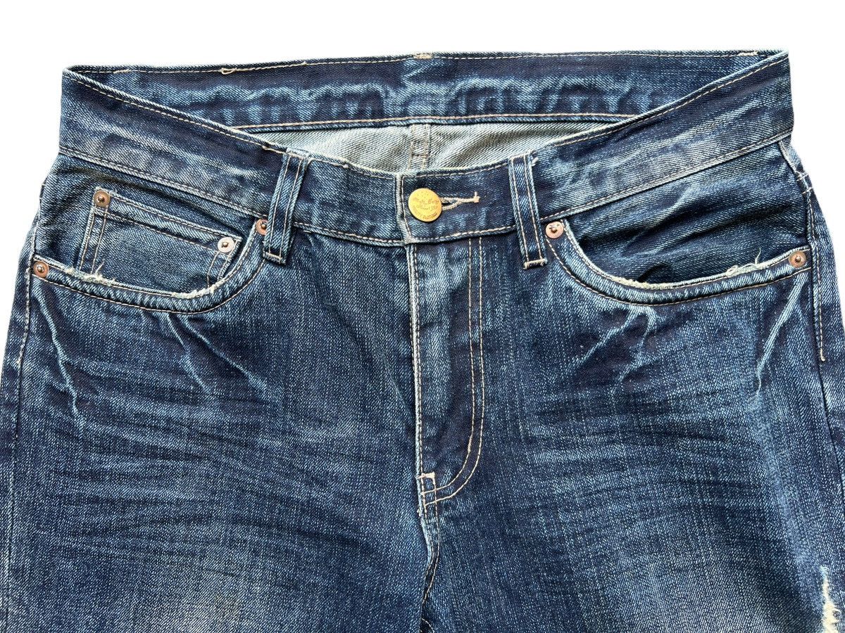 Japanese Brand Japanese Brand Distressed Ripped Faded Denim Jeans 34x34.5 Size US 34 / EU 50 - 5 Thumbnail