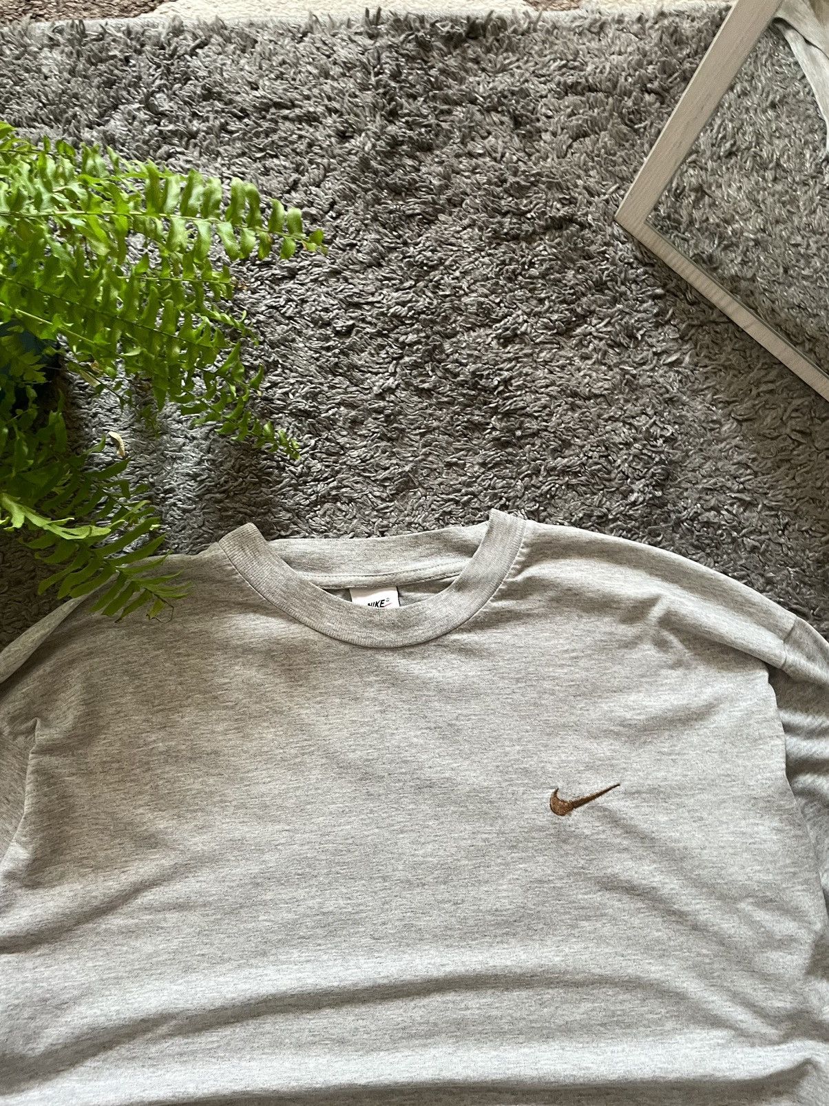 Nike × Vintage 90s Nike Long-Sleeve Vintage Streetwear Logo Swoosh Rare Size US L / EU 52-54 / 3 - 7 Thumbnail