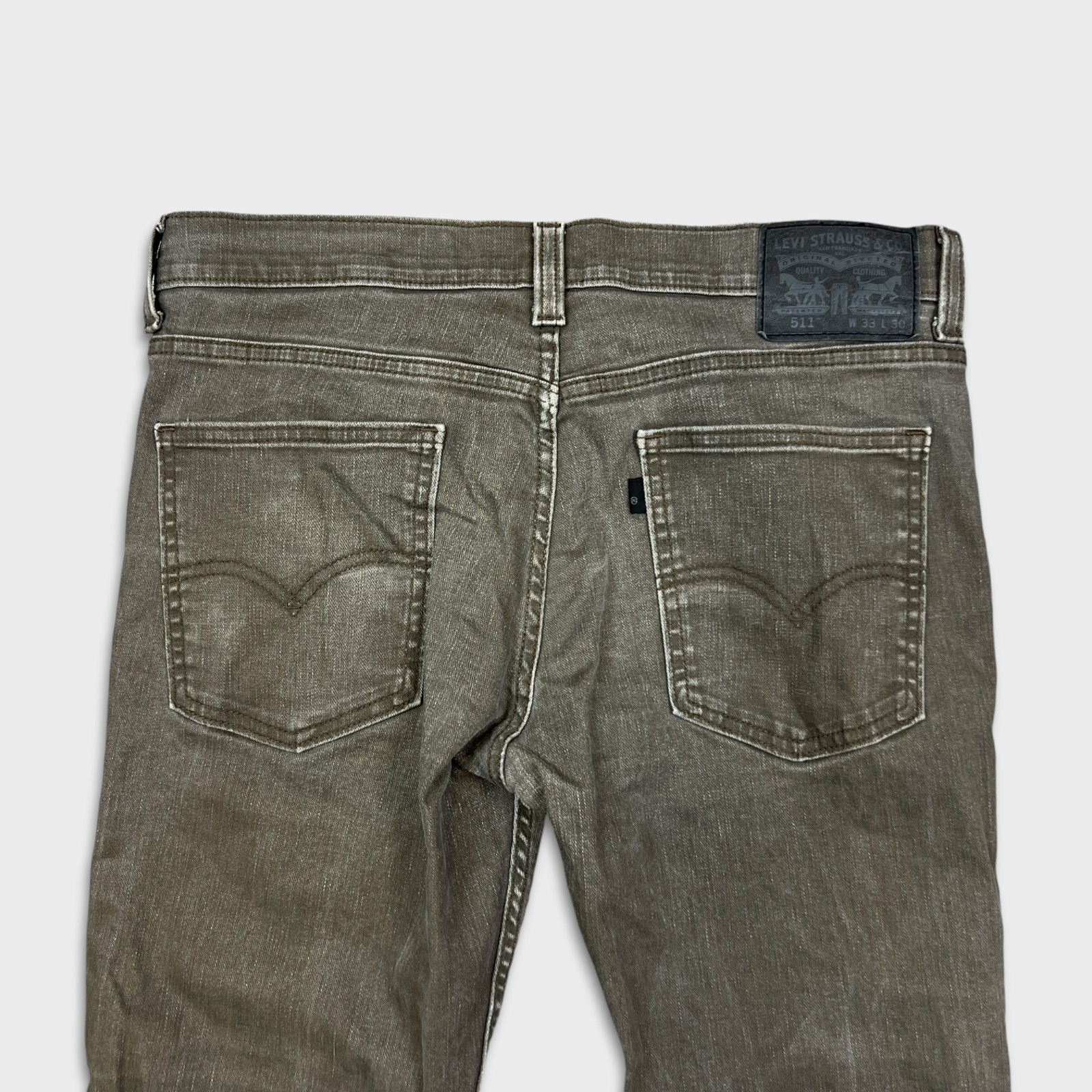Levi's × Vintage Levi's 511 Jeans 33x30 Slim Fit Faded American Denim Pants Size US 33 - 7 Thumbnail