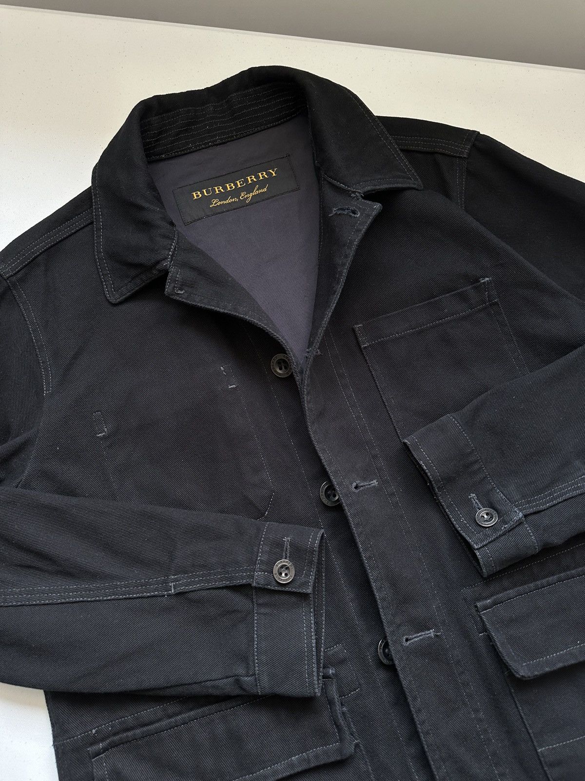 Burberry Burberry Black Canvas Mohawk Face Paint Jacket Size US M / EU 48-50 / 2 - 13 Thumbnail