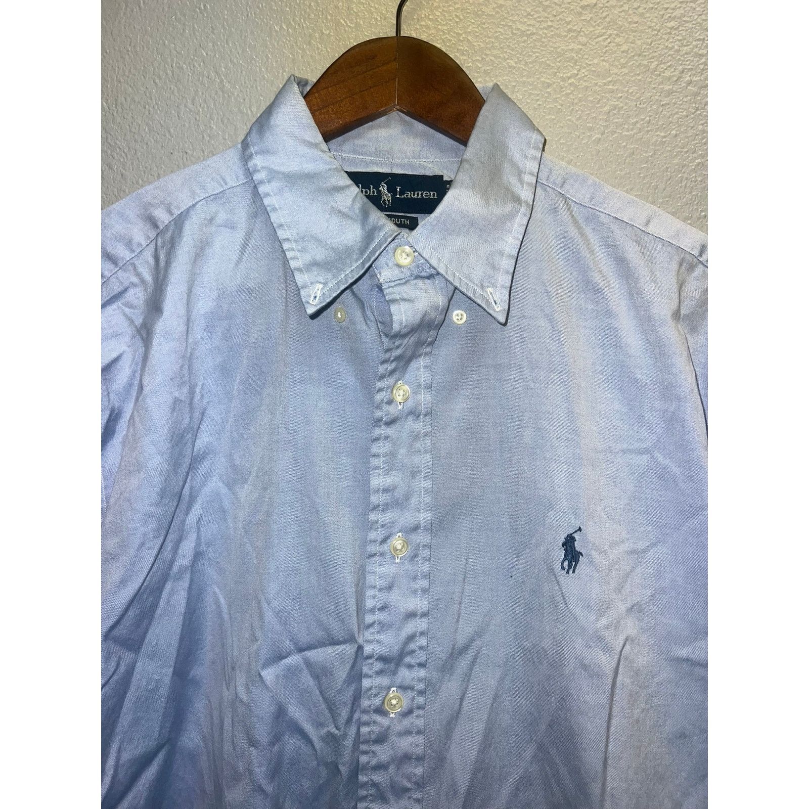 Ralph Lauren Vintage Ralph Lauren Yarmouth Button Up Shirt 16 34/35 XL Size US XL / EU 56 / 4 - 2 Thumbnail