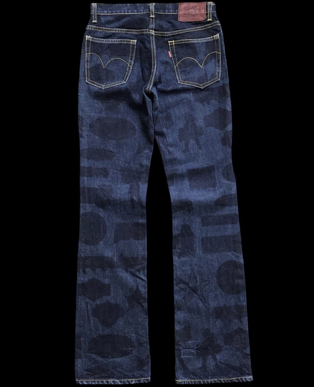 Hysteric Glamour × Japanese Brand Flare HYSTERIC GLAMOUR Archival Stunning Full Fades Denim Size US 27 - 2 Thumbnail