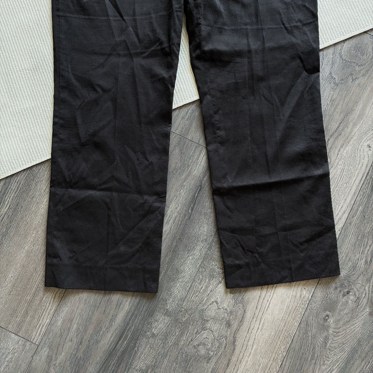 Etro ETRO Milano Silk Blend Straight Leg Patterned Black Pants Size 28" / US 6 / IT 42 - 2 Thumbnail
