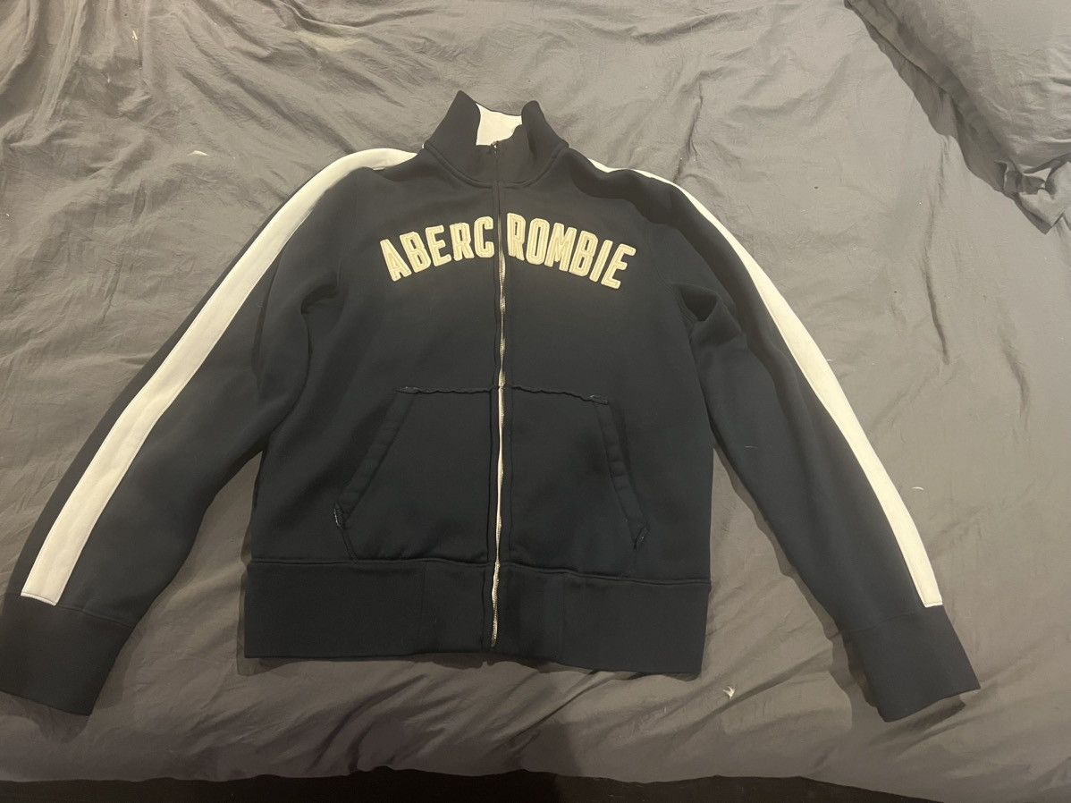Abercrombie & Fitch Abercrombie & Fitch Zipper Fleece Sportswear Jacket Size US L / EU 52-54 / 3 - 1 Thumbnail