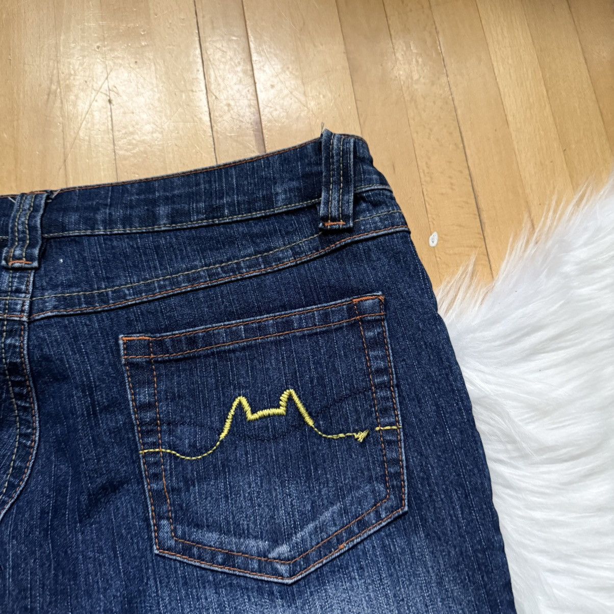If Six Was Nine 📌 Vintage Y2K Washed Flared Low Rise If 6 Was 9 LGB Jeans Size 34" / US 12 / IT 48 - 14 Thumbnail