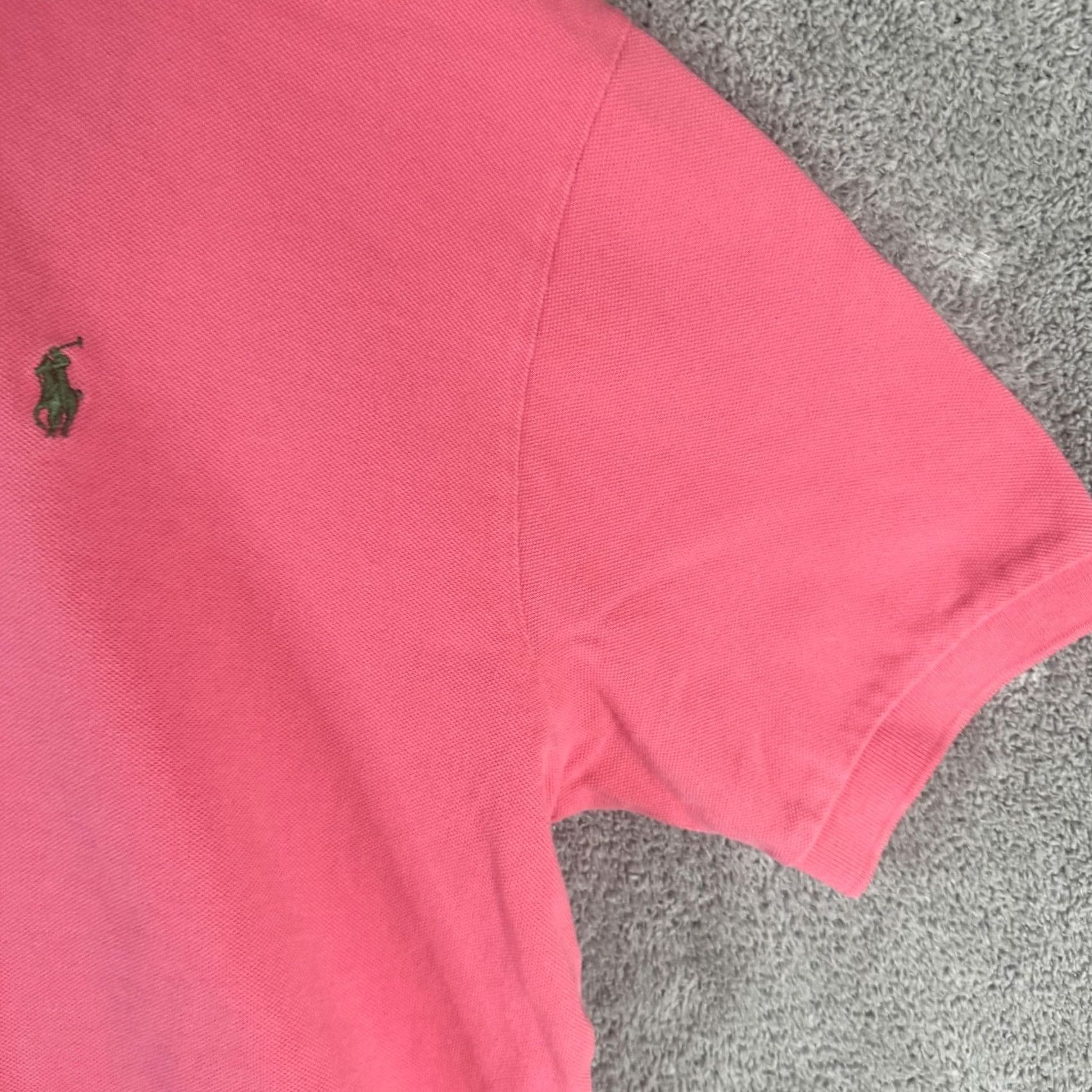 Polo Ralph Lauren Polo by Ralph Lauren Polo Shirt Mens XL Pink Solid Short Sleeve Pony Logo Casual Size US XL / EU 56 / 4 - 3 Thumbnail