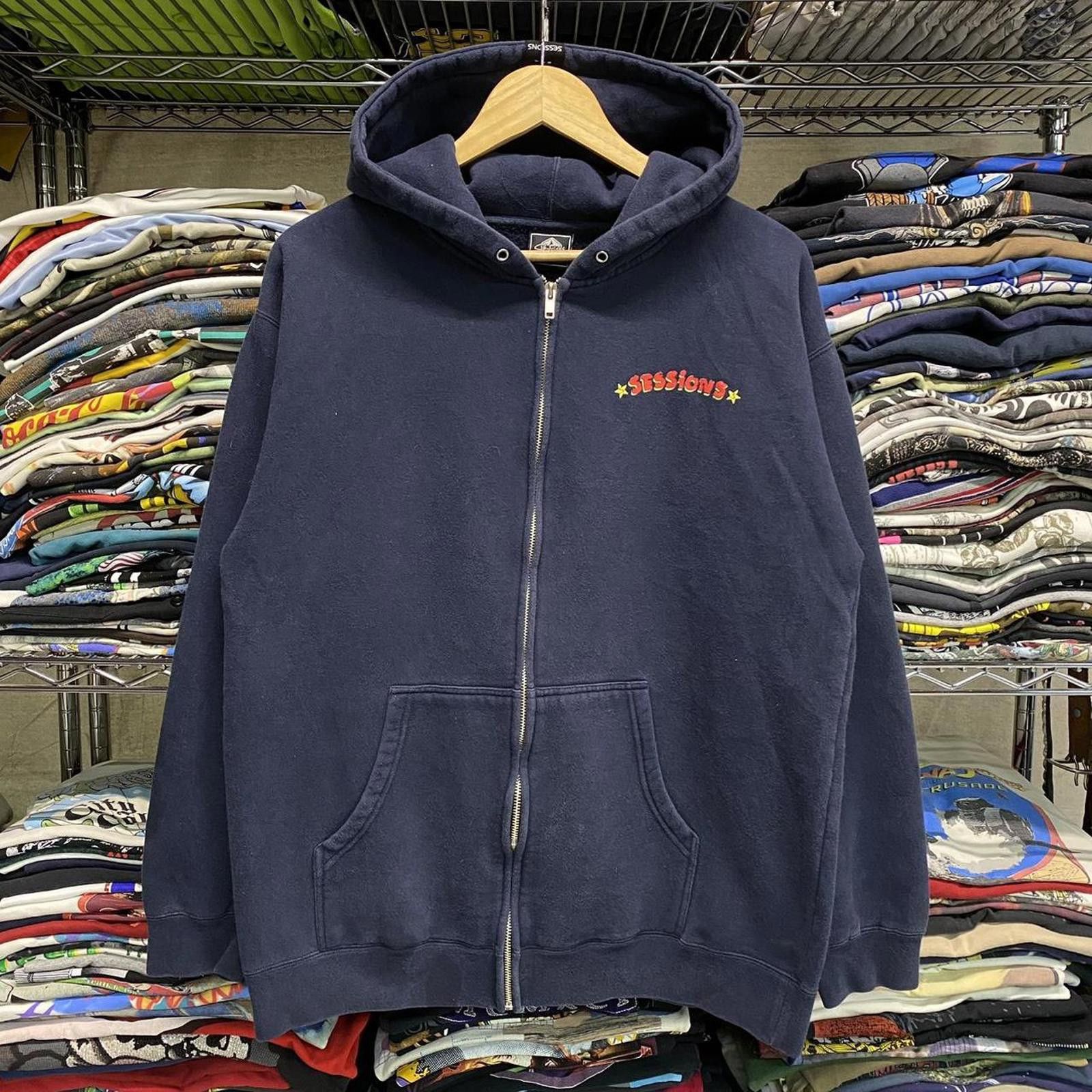 Sessions 90s/y2k sessions skate zip up hoodie luchador el campeón Size US M / EU 48-50 / 2 - 1 Thumbnail