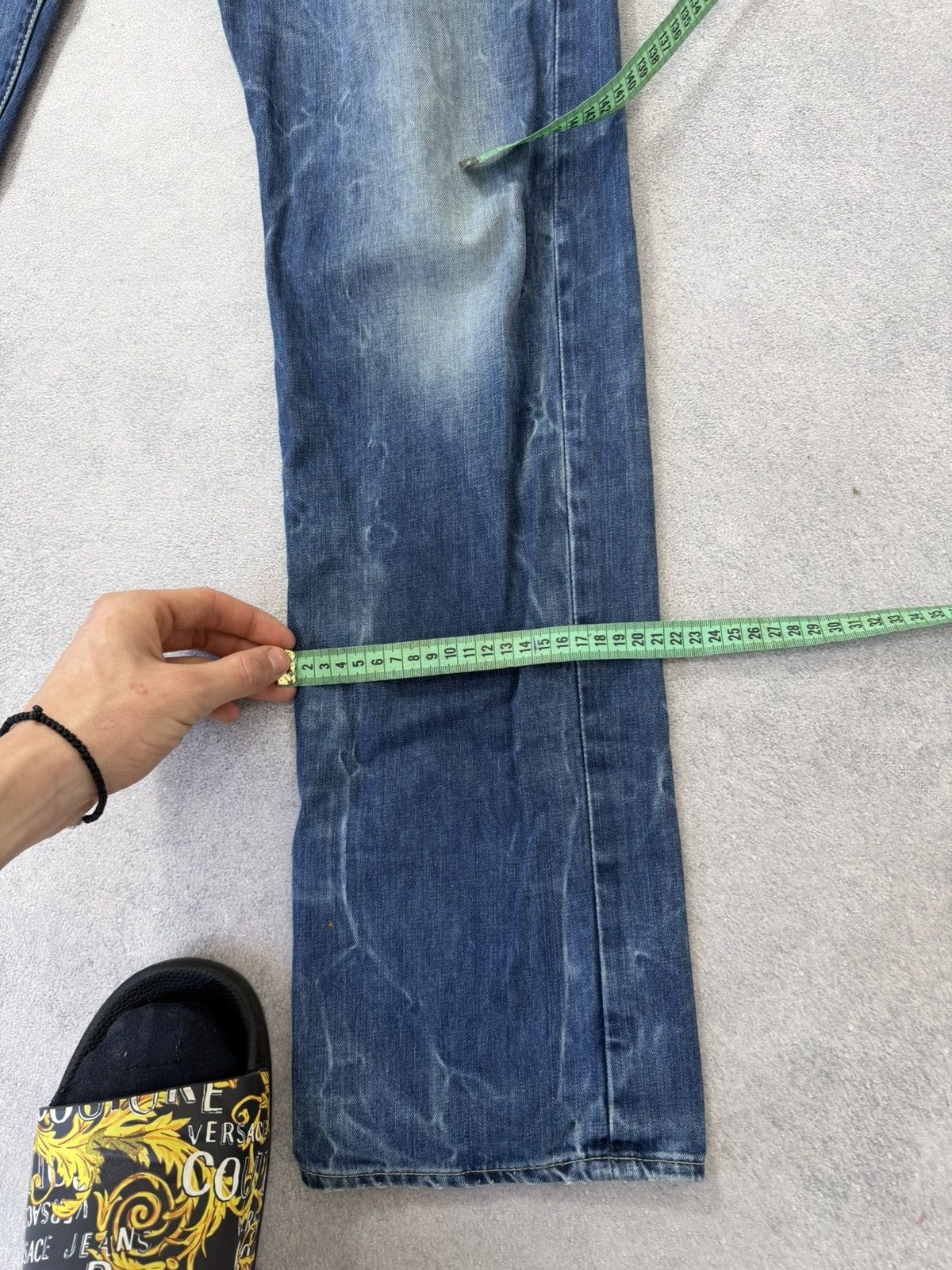 G-Star 00s G Star Tornado Mart Style Buckle Back Washed Denim Jeans Size US 32 / EU 48 - 24 Thumbnail