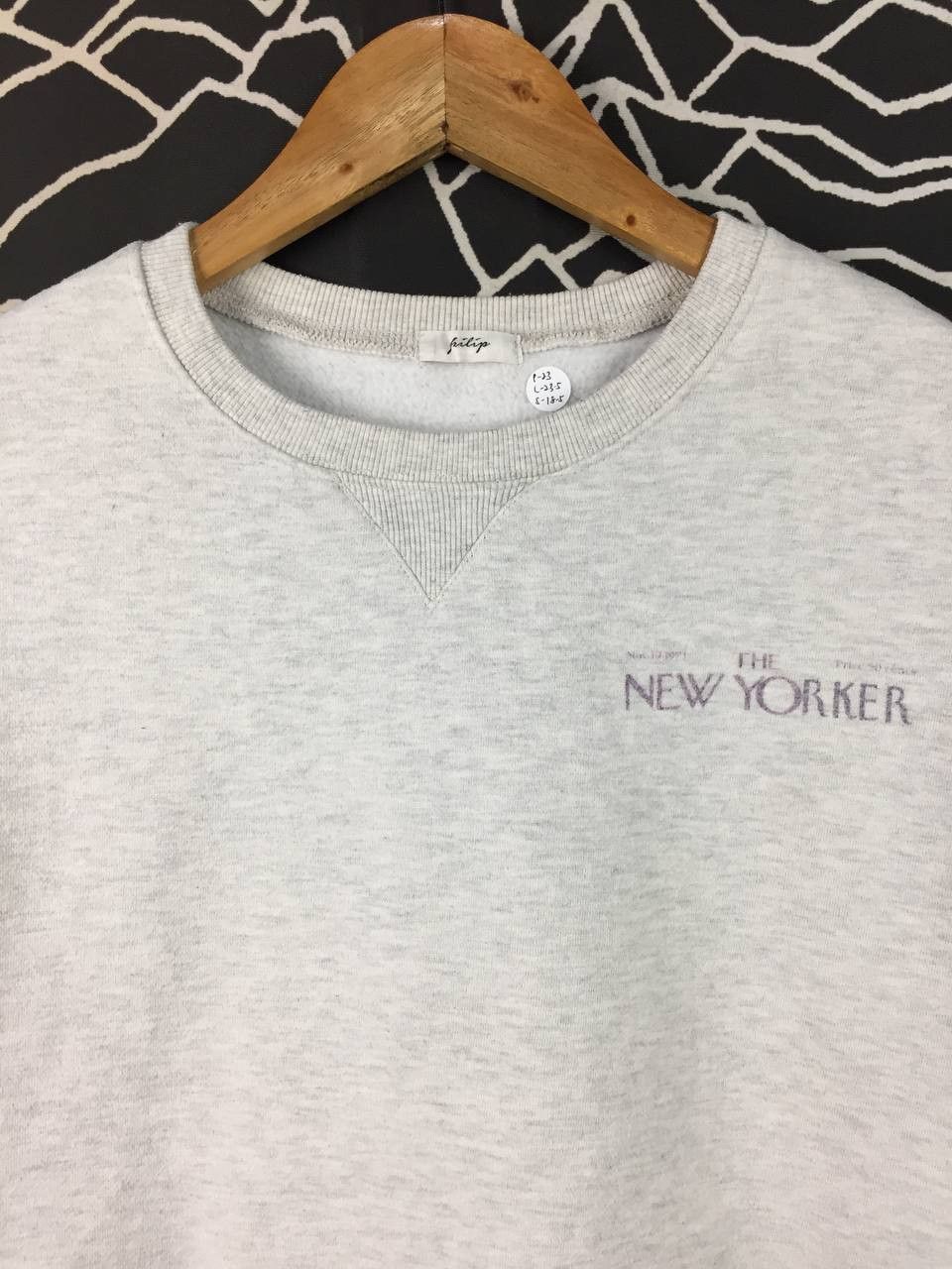 Vintage Philip Korea Brand The New Yorker Magazines Cover Sweatshirt Size US L / EU 52-54 / 3 - 7 Thumbnail